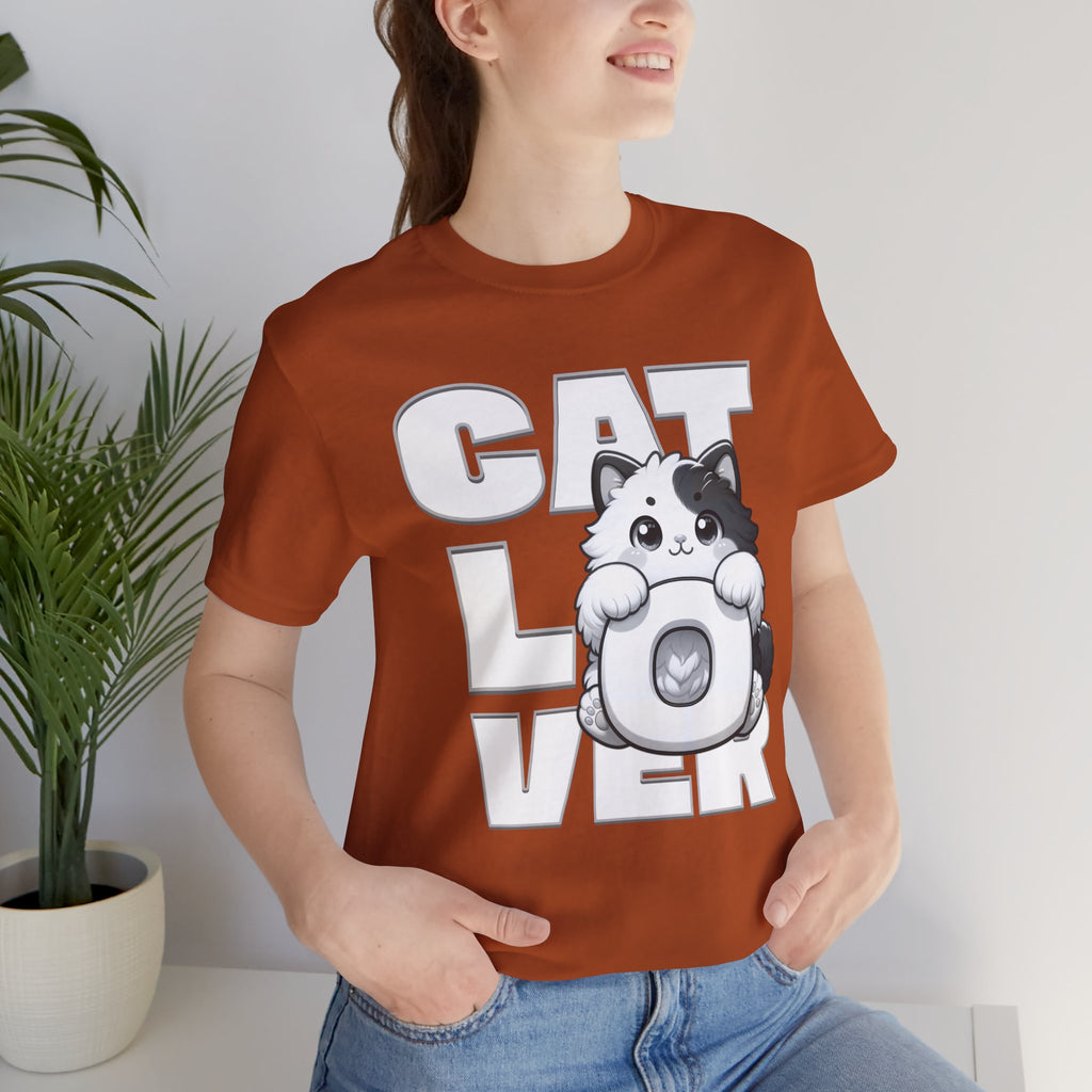 Cat Lover T‑Shirt — Cute Kitten Donut Graphic Tee for Cat Fans