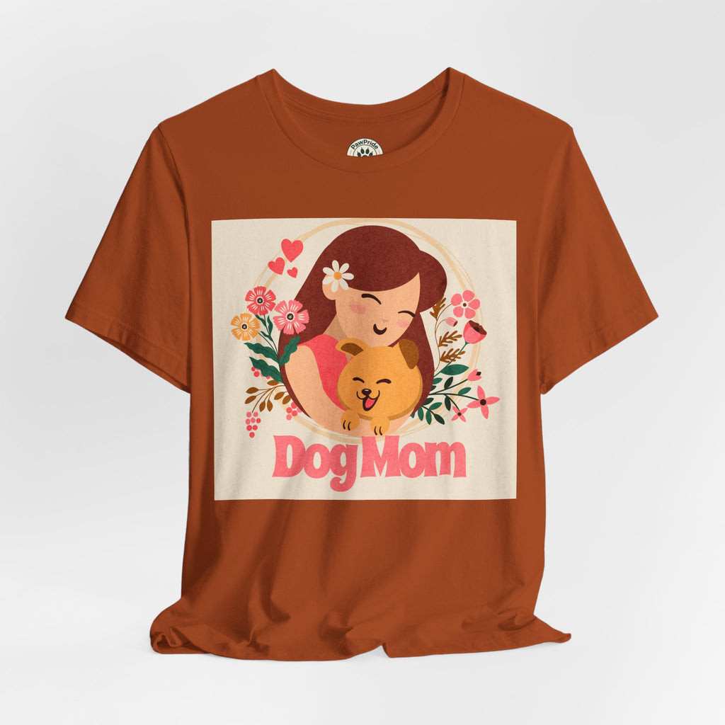 Dog Mom T-Shirt — Cute Floral Dog Mom Tee