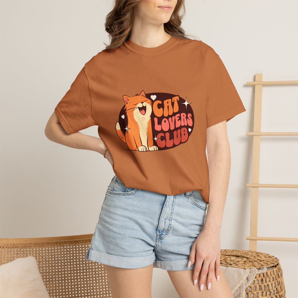 Cat Lovers Club T-Shirt — Cute Retro Cat Graphic Tee