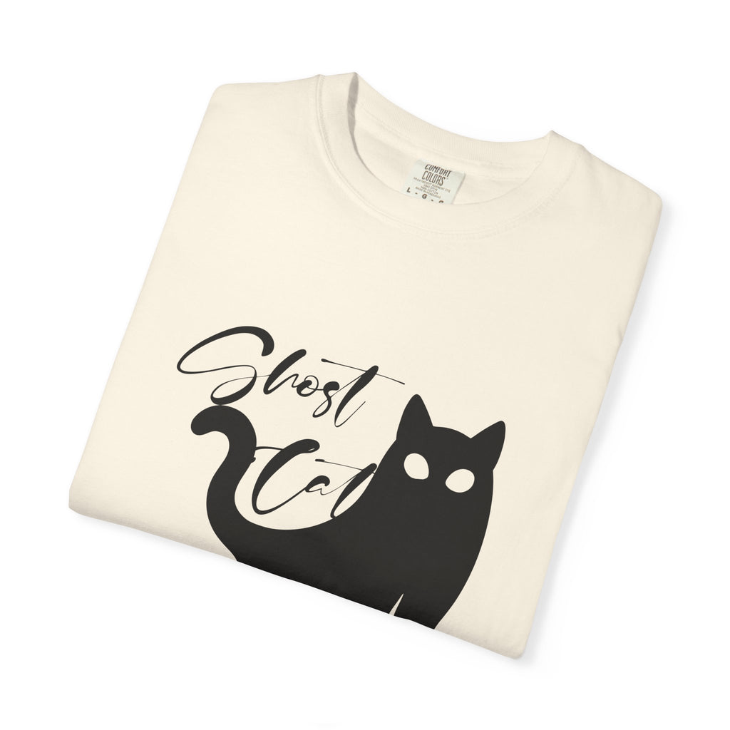Ghost Cat T-Shirt — Cute Spooky Cat Graphic Tee