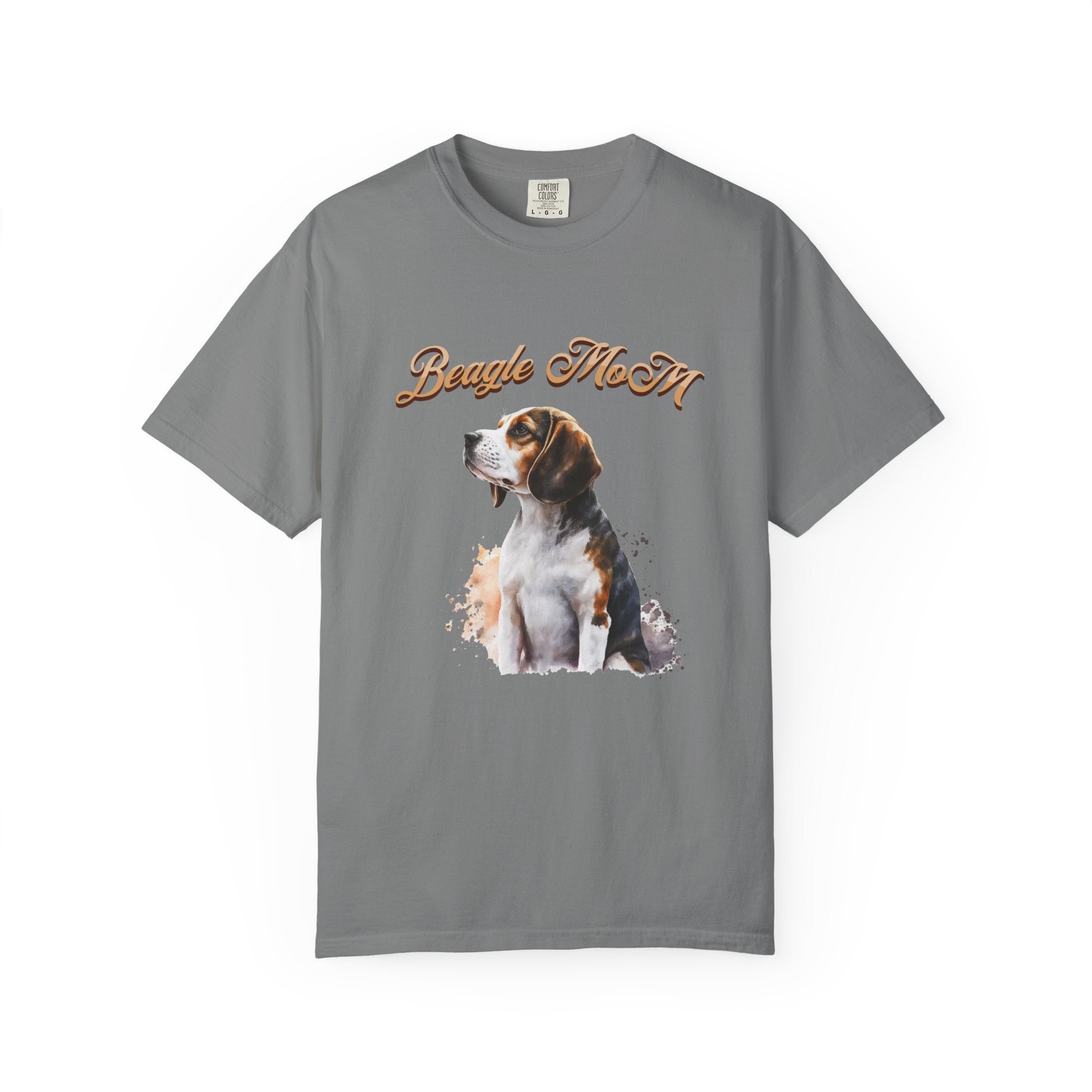 Beagle Mom T-Shirt — Watercolor Beagle Dog Tee for Dog Lovers