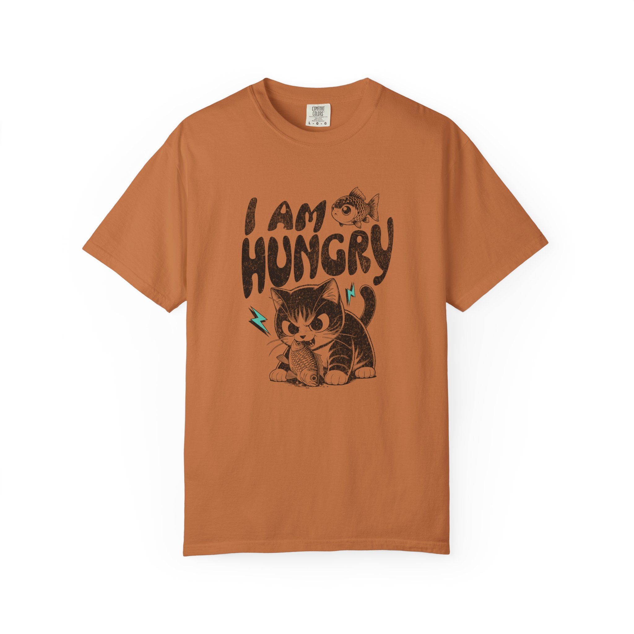I Am Hungry Cat T-Shirt — Cute Kitten Graphic Tee