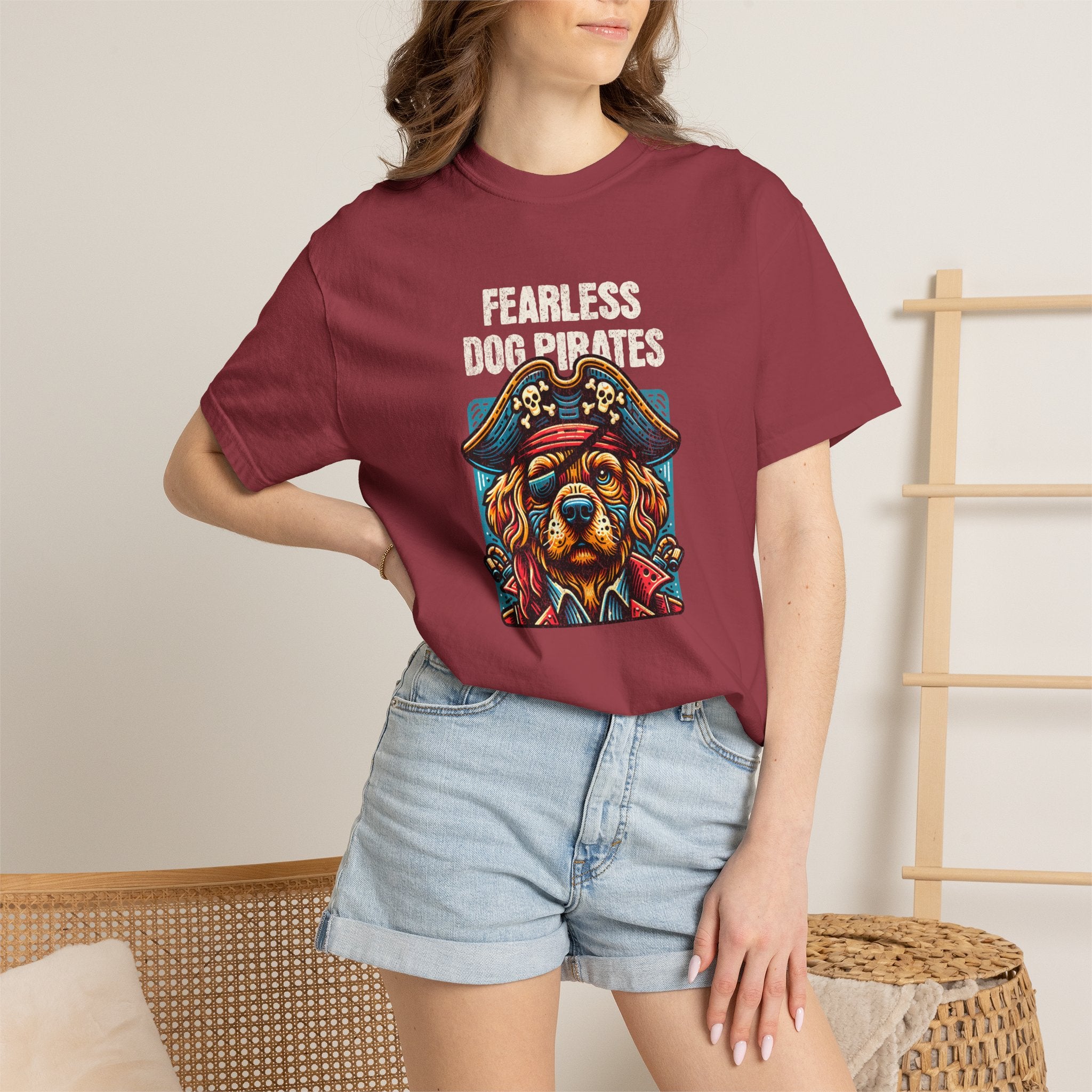 Fearless Dog Pirates T-Shirt — Pirate Dog Graphic Tee