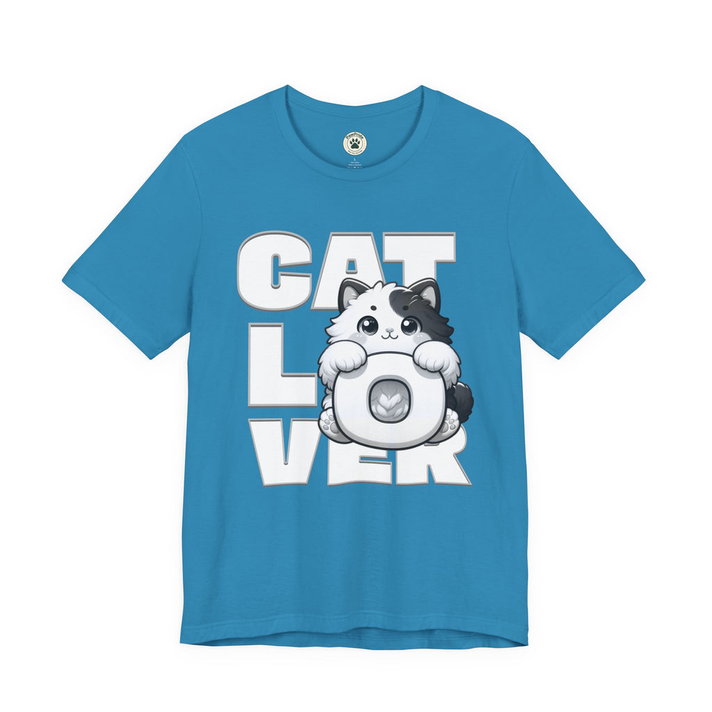 Cat Lover T‑Shirt — Cute Kitten Donut Graphic Tee for Cat Fans