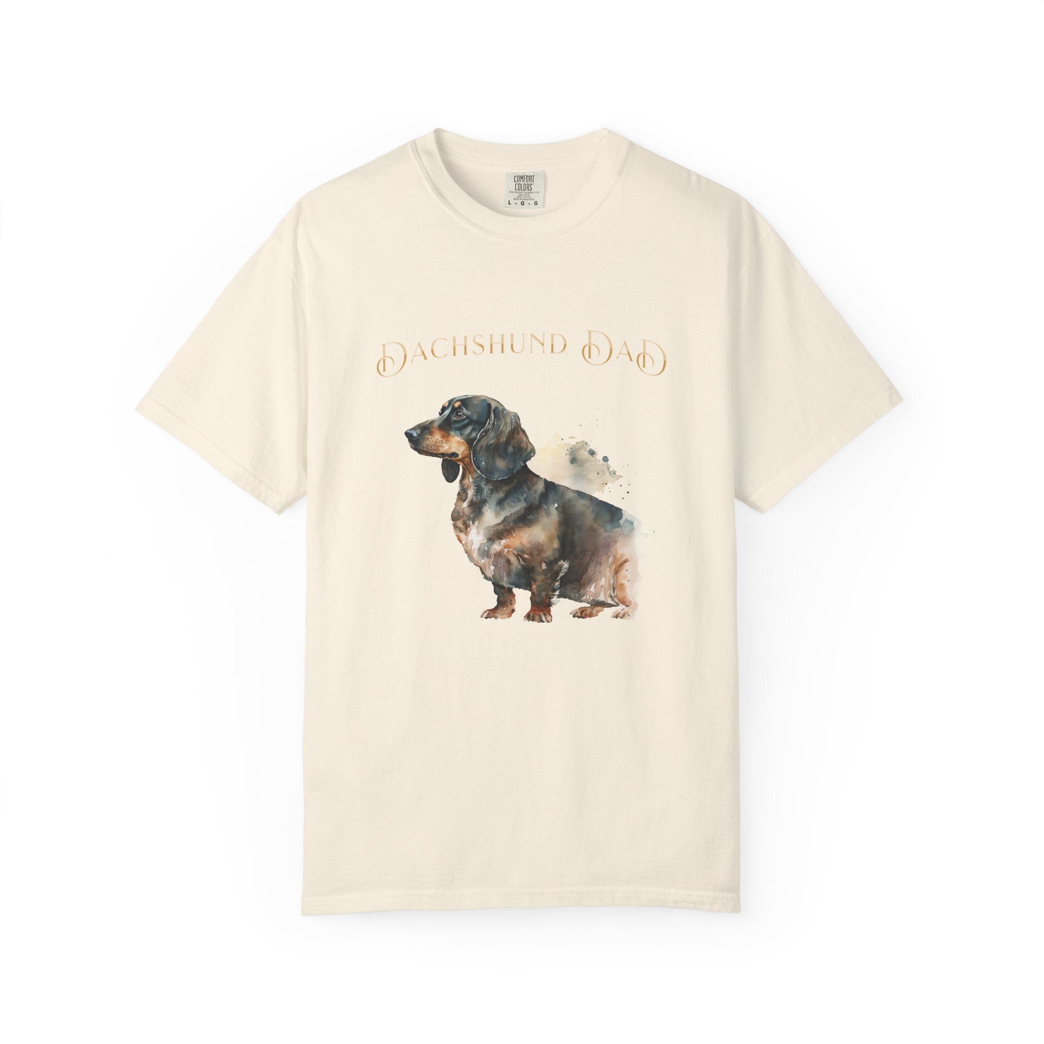 Dachshund Dog T-Shirt — Watercolor Sausage Dog Graphic Tee