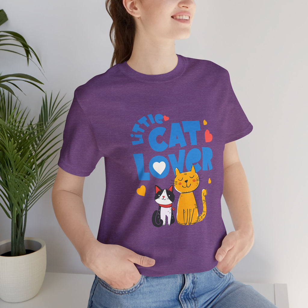 Little Cat Lover T-Shirt — Cute Cat Graphic Tee for Kids & Cat Moms