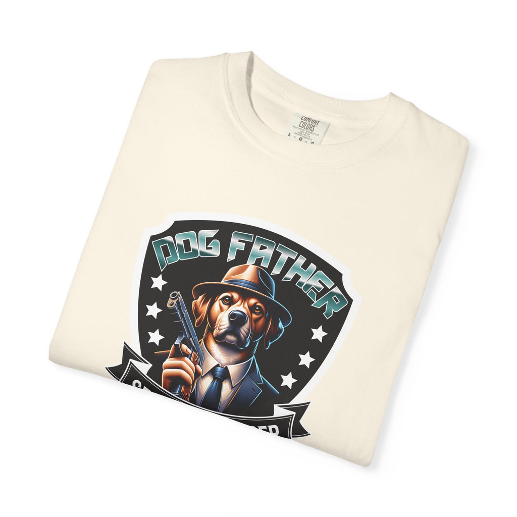 T-Shirt — "Pig Father" Secret Enforcer Vintage Badge Tee