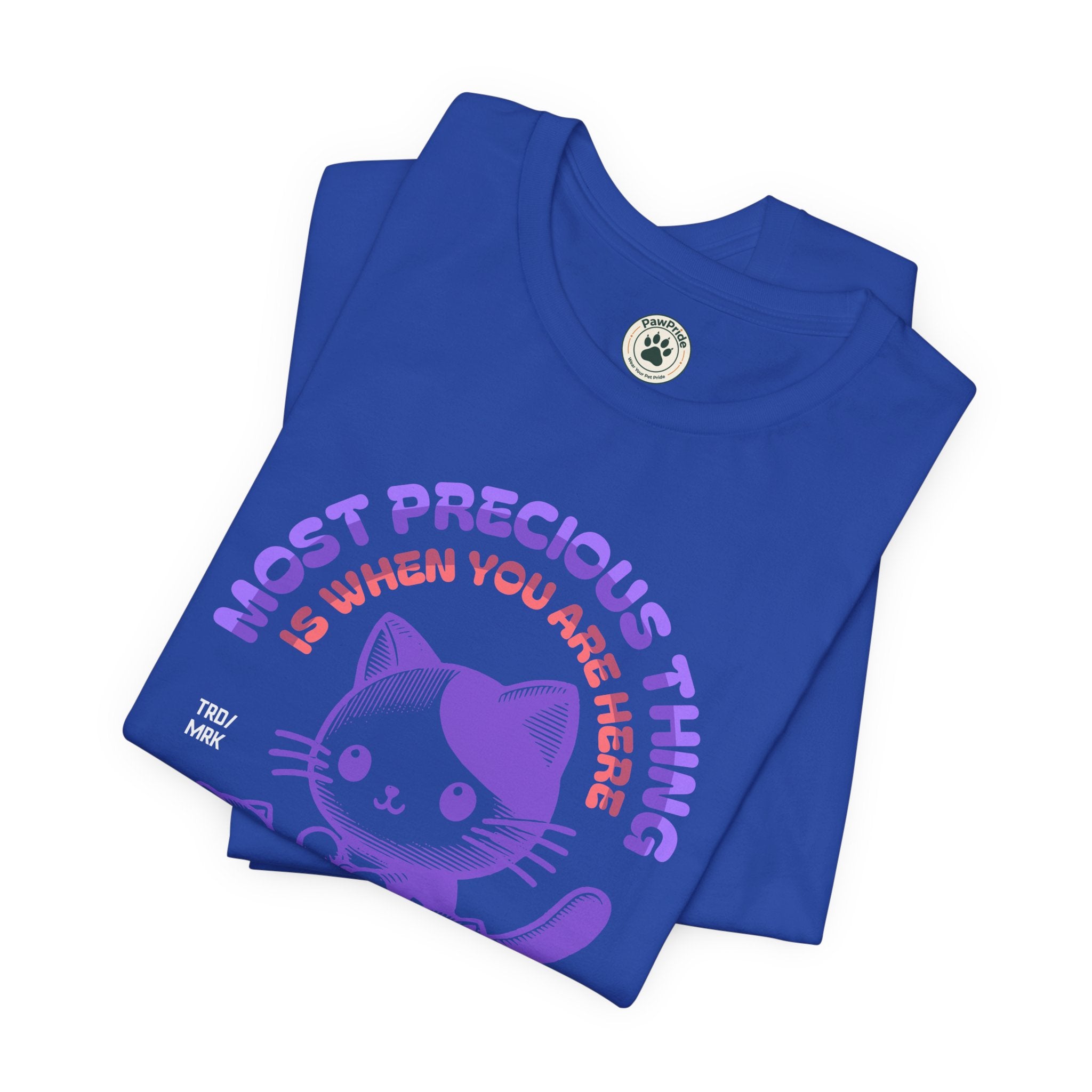 Family Time Cat Tee — "Most Precious Thing Is When You Are Here" Cute Cat Family T-Shirt