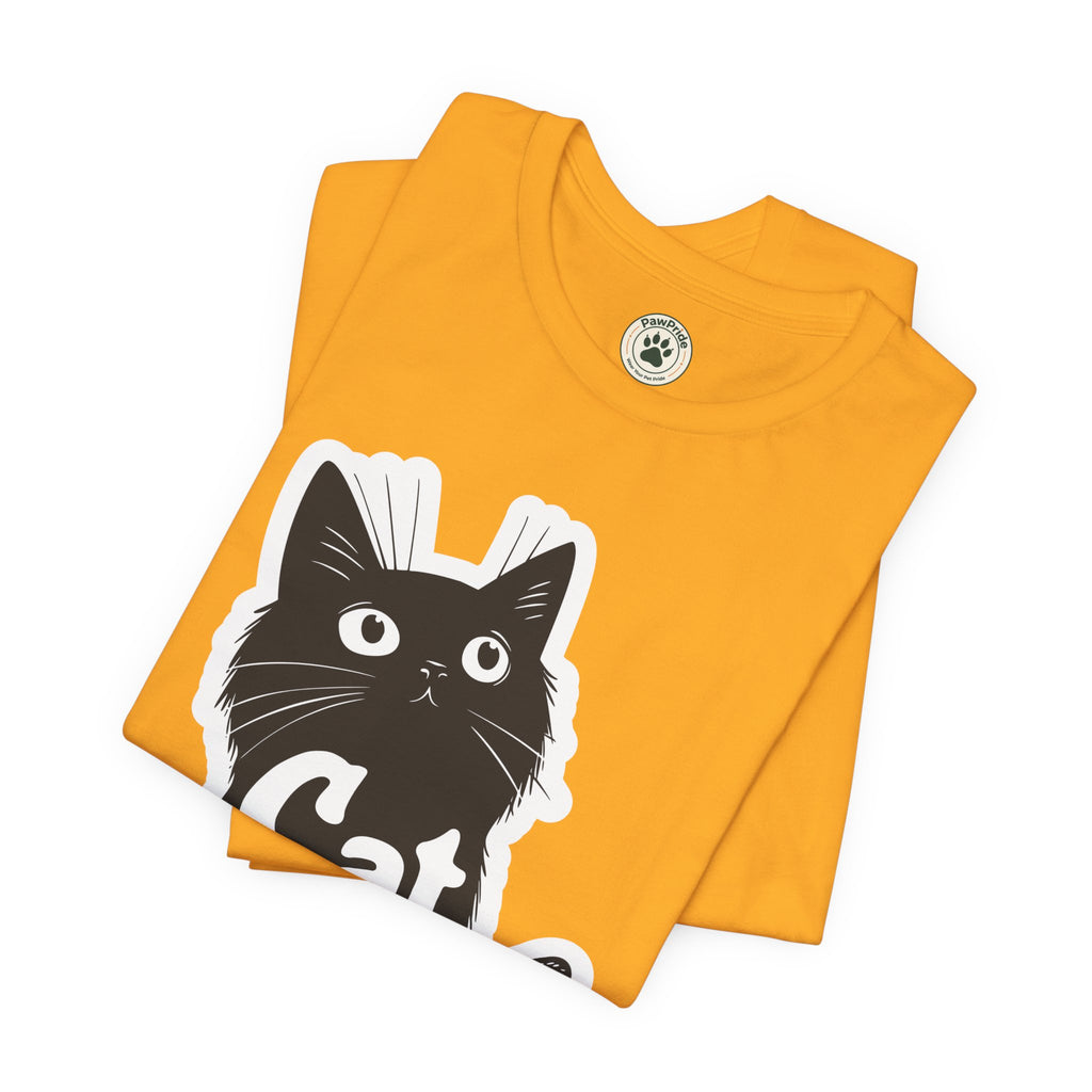 Cat Mama T-Shirt – Cute Black Cat Graphic Tee for Cat Lovers