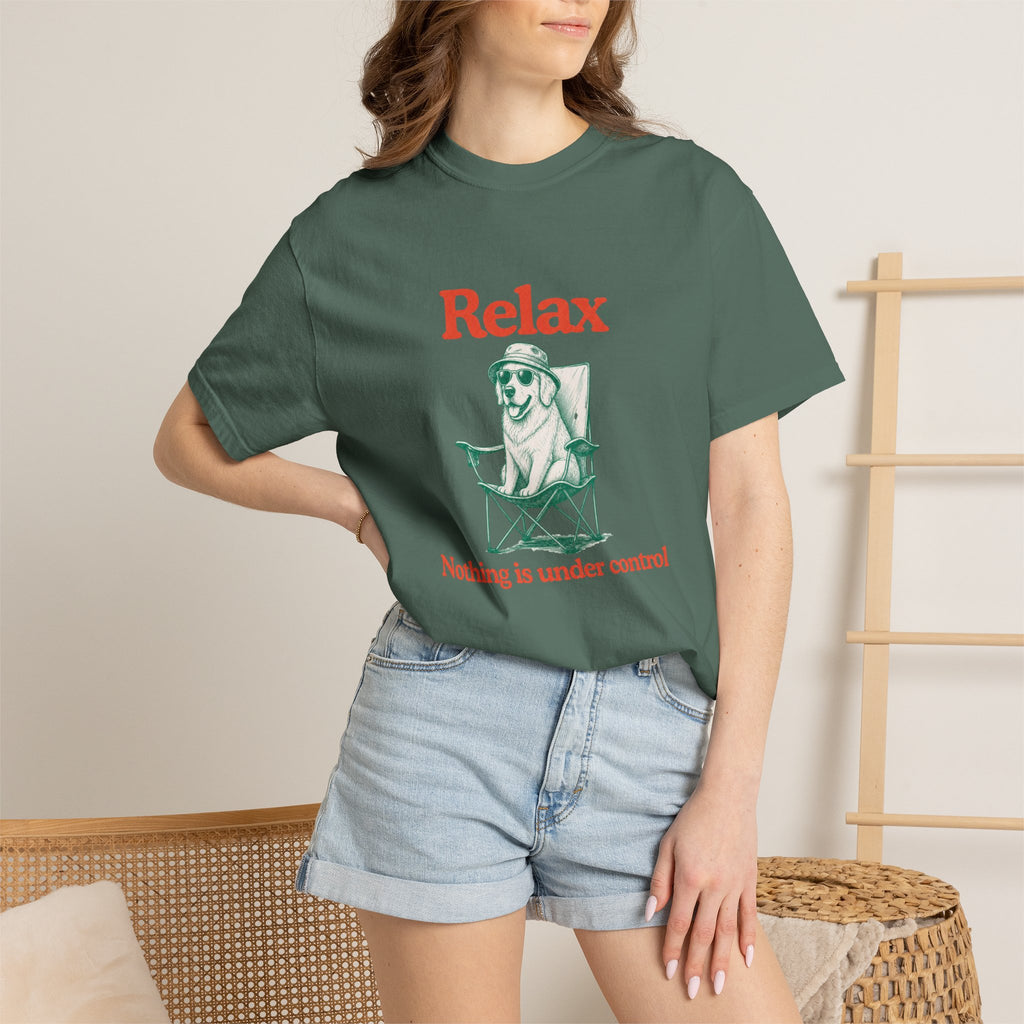 Relax T-Shirt — "Nothing Is Under Control" Vintage Chill Graphic Tee