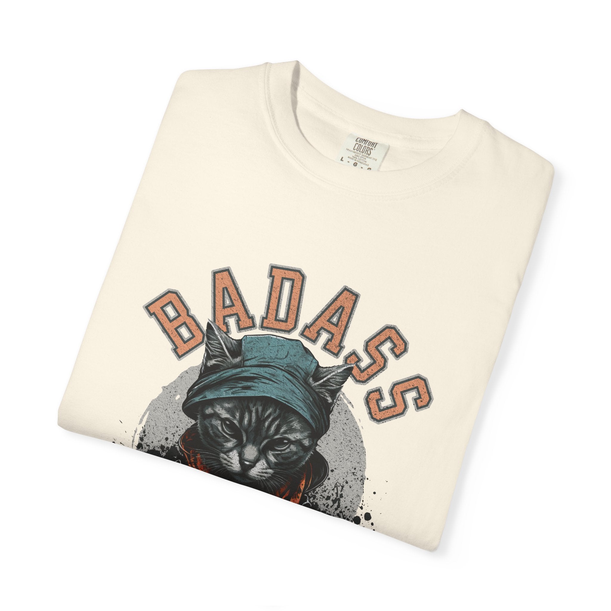 Badass Cat Dad T-Shirt — Graphic Cool Cat Father Tee