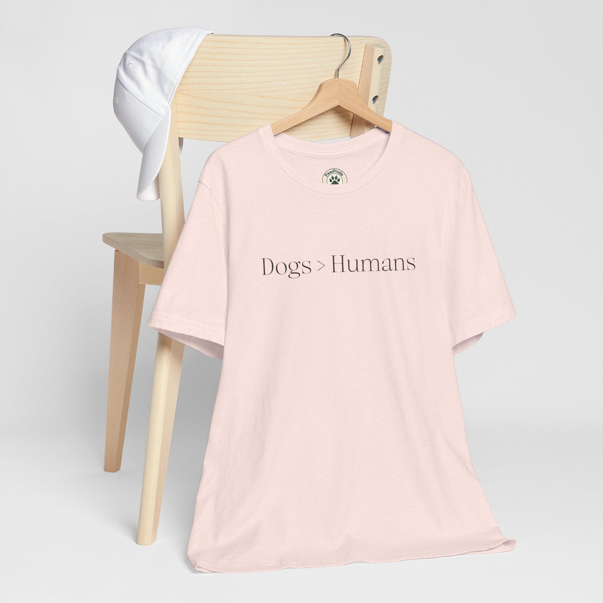 Dogs > Humans Tee — Minimalist Dog Lover T-Shirt