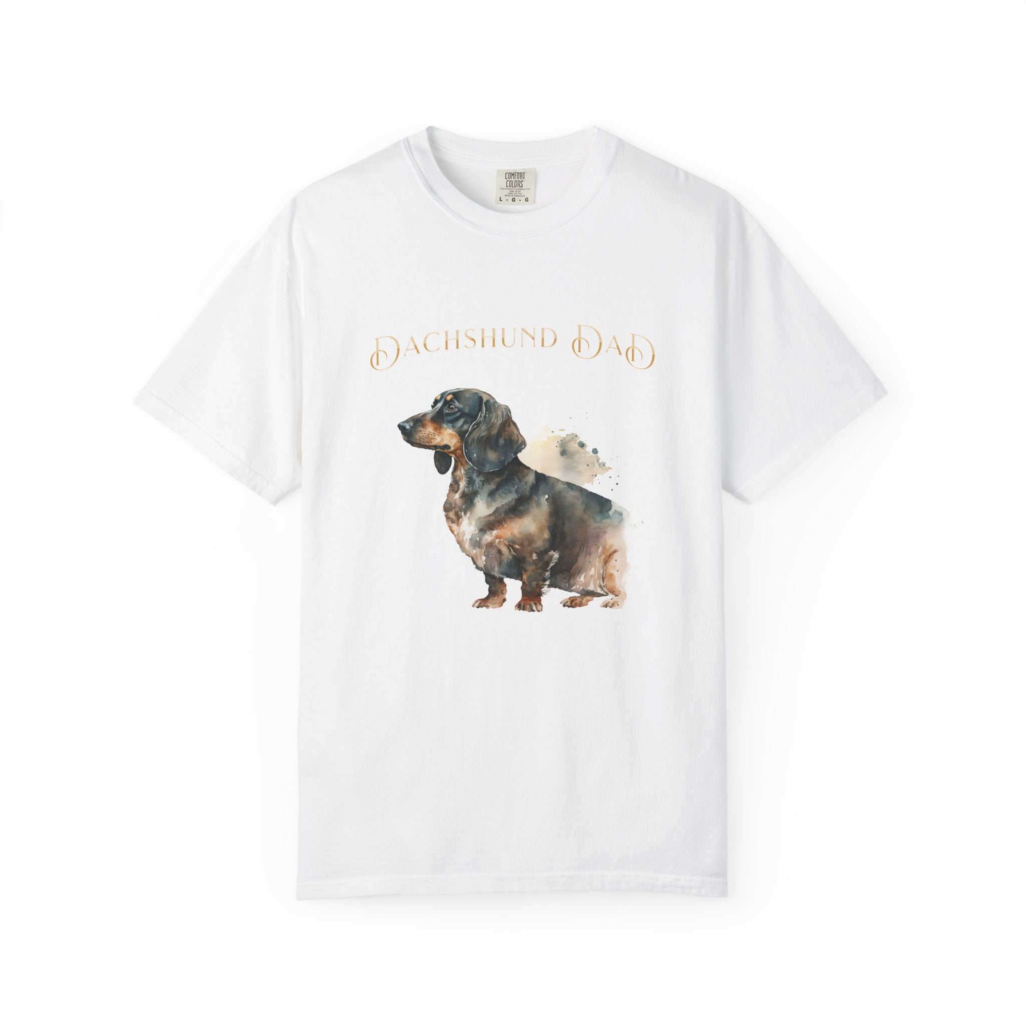 Dachshund Dog T-Shirt — Watercolor Sausage Dog Graphic Tee