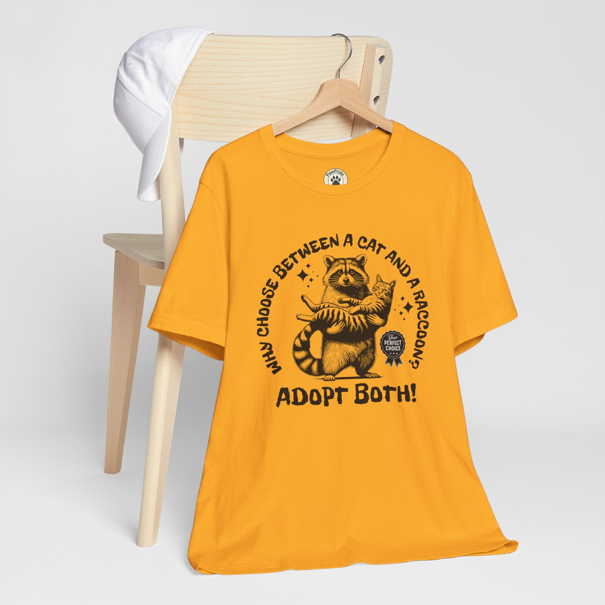 Adopt Both! Raccoon & Cat Rescue T-Shirt