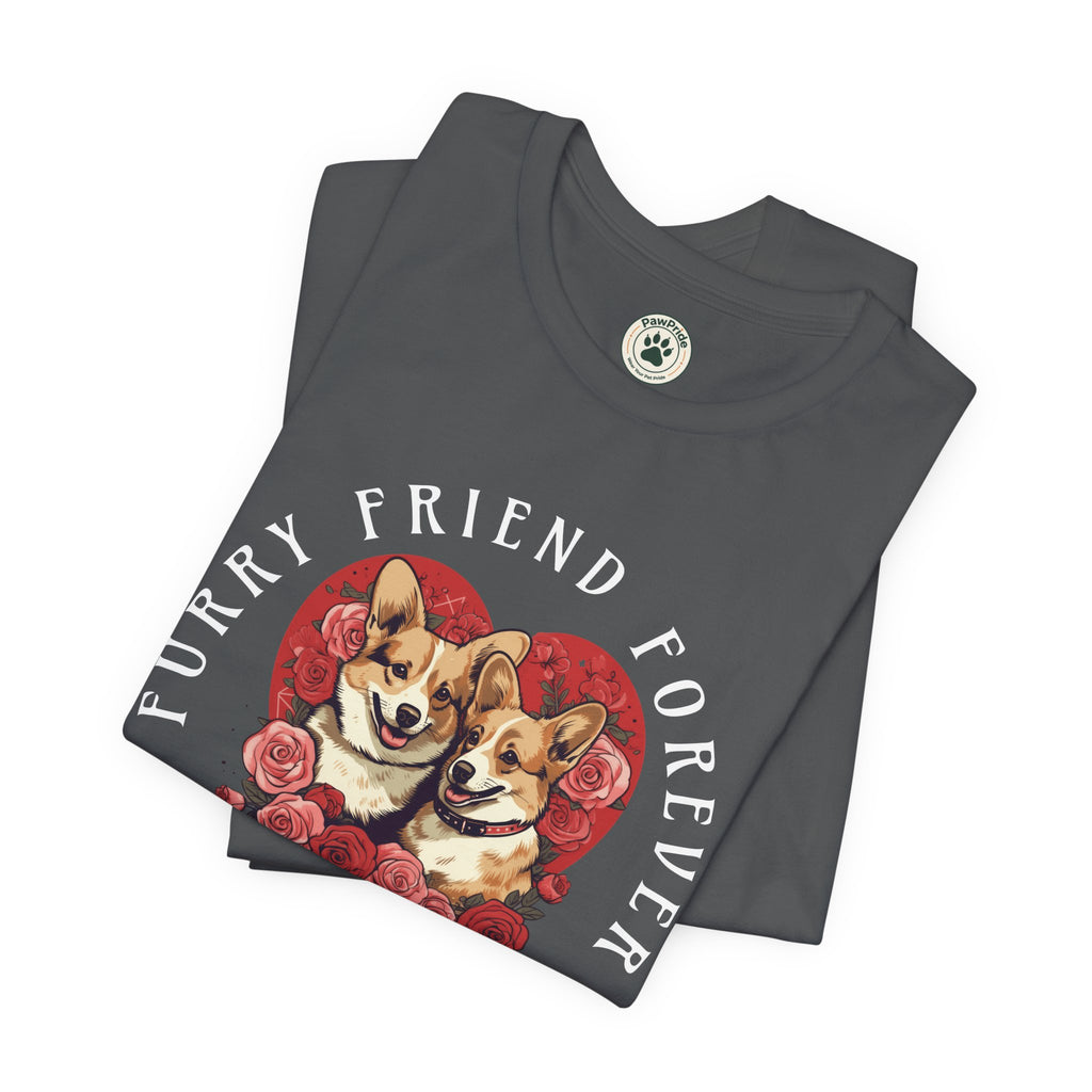 Puppy Love T-Shirt — "Furry Friend Forever" Corgi Tee