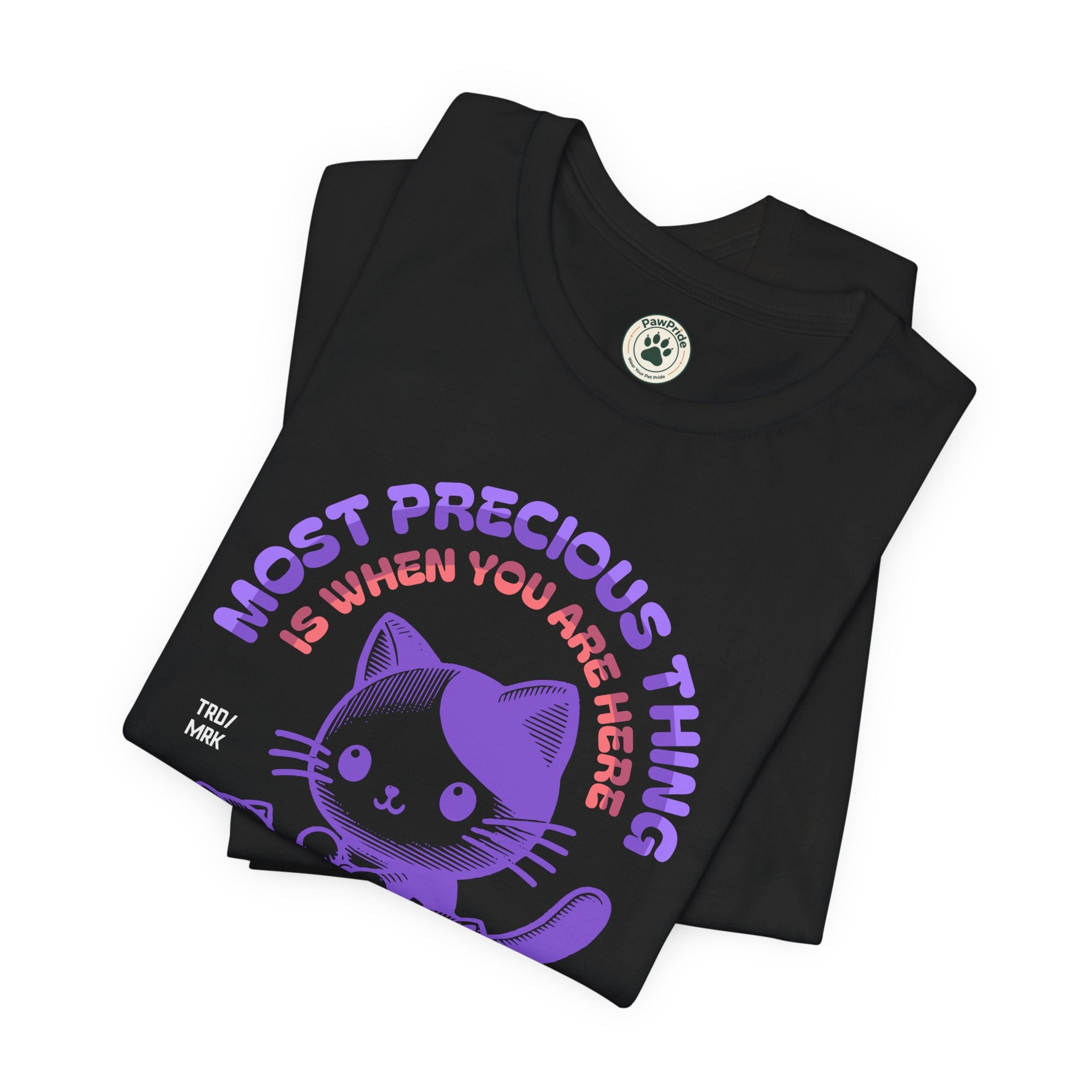 Family Time Cat Tee — "Most Precious Thing Is When You Are Here" Cute Cat Family T-Shirt