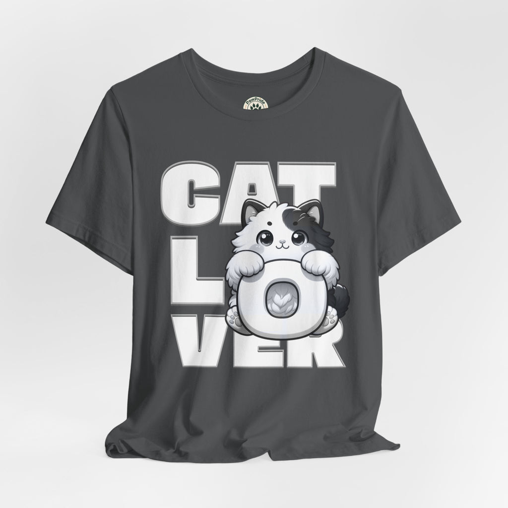 Cat Lover T‑Shirt — Cute Kitten Donut Graphic Tee for Cat Fans