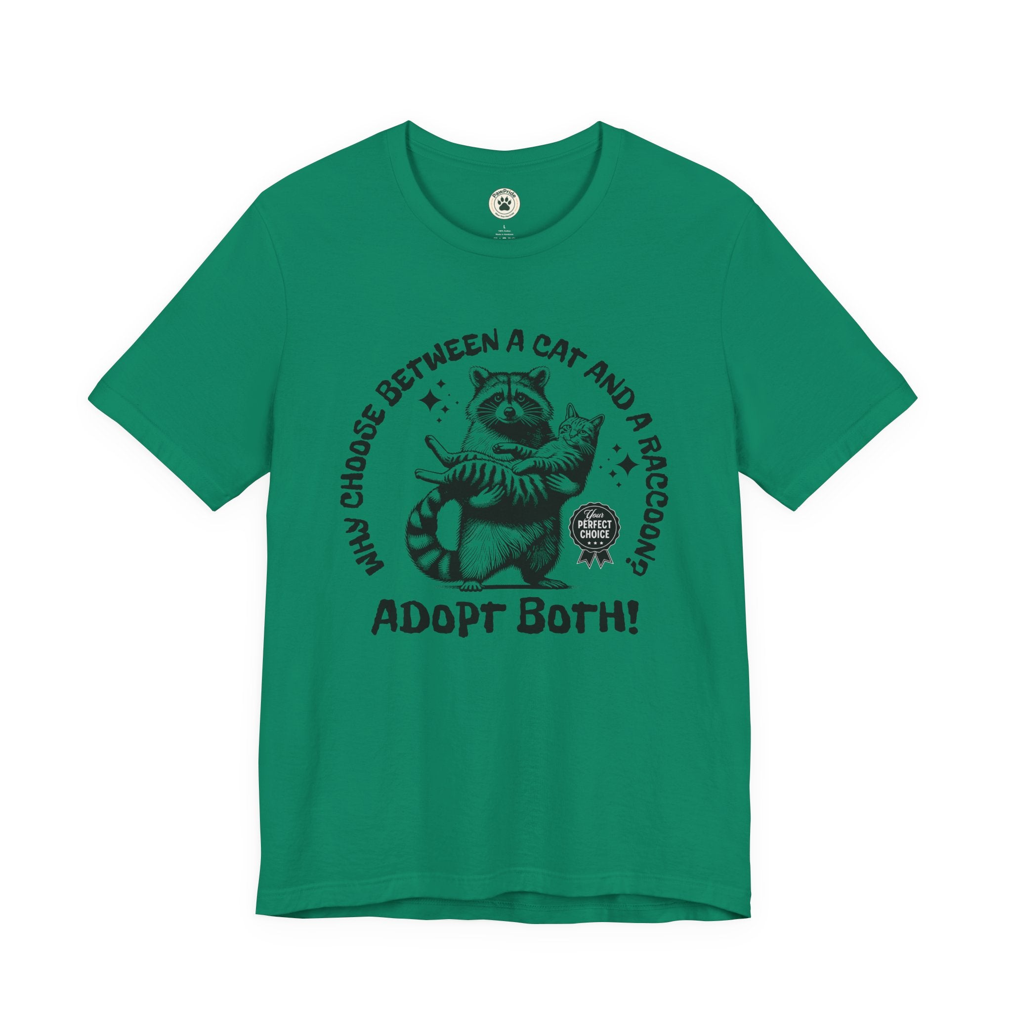 Adopt Both! Raccoon & Cat Rescue T-Shirt
