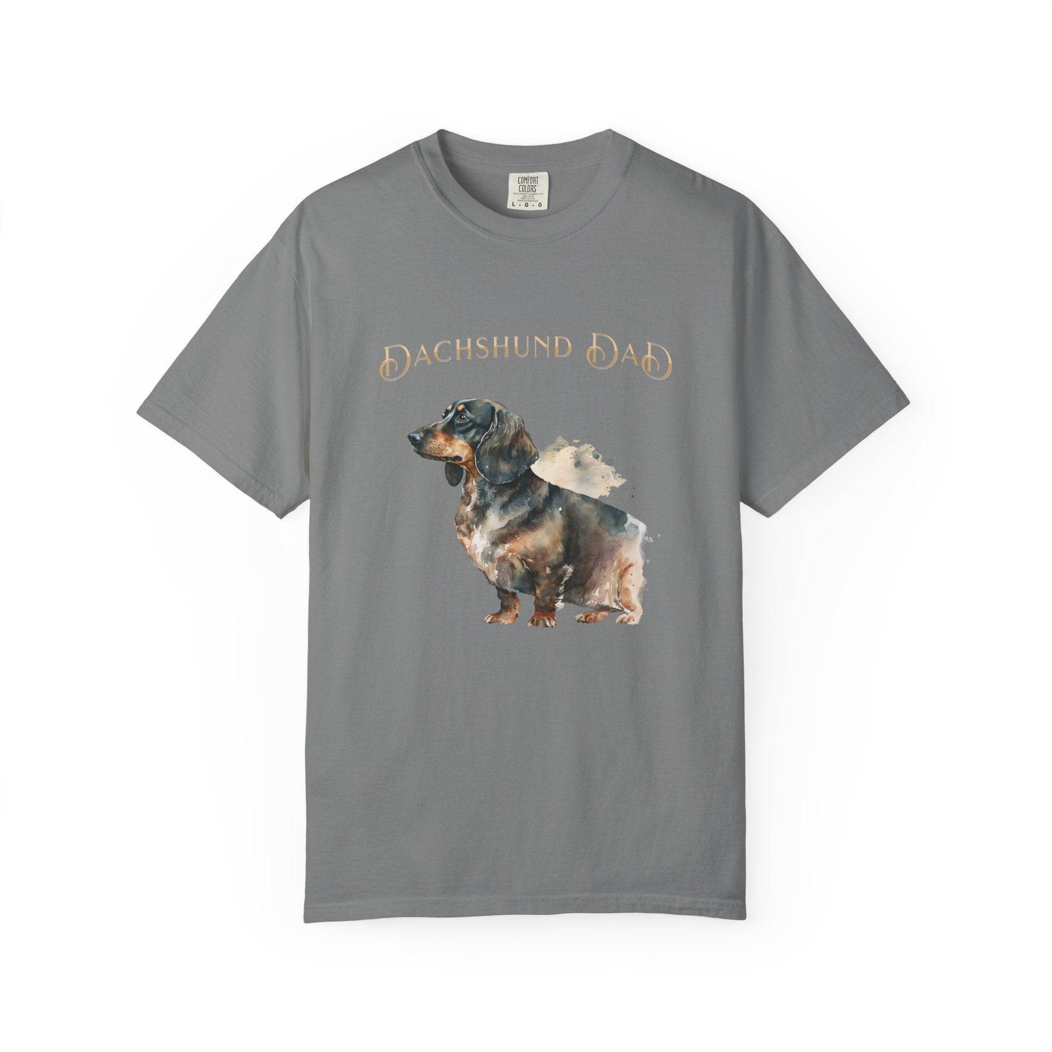 Dachshund Dog T-Shirt — Watercolor Sausage Dog Graphic Tee