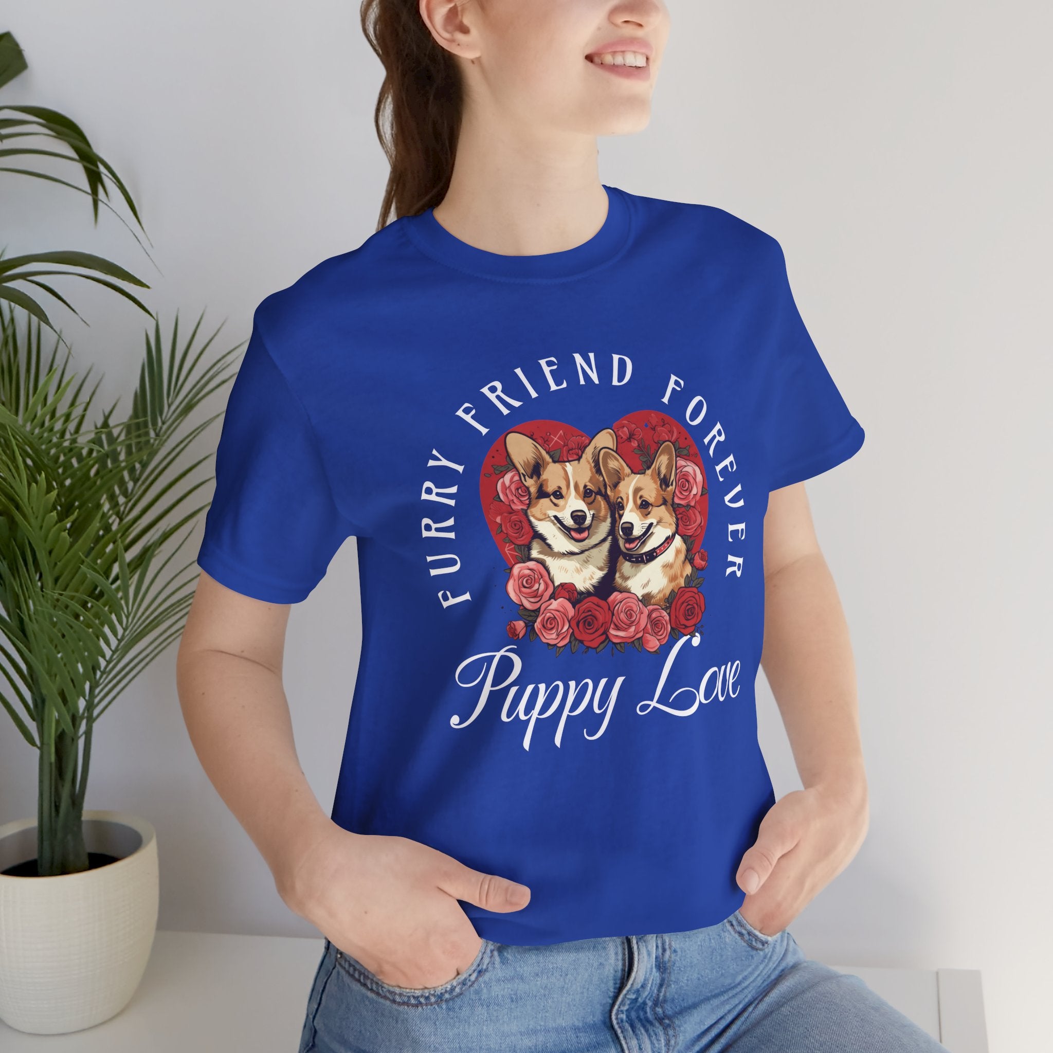 Puppy Love T-Shirt — "Furry Friend Forever" Corgi Tee