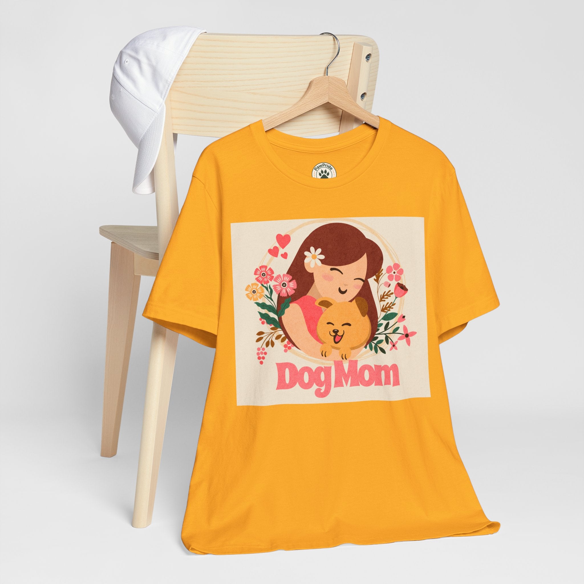 Dog Mom T-Shirt — Cute Floral Dog Mom Tee