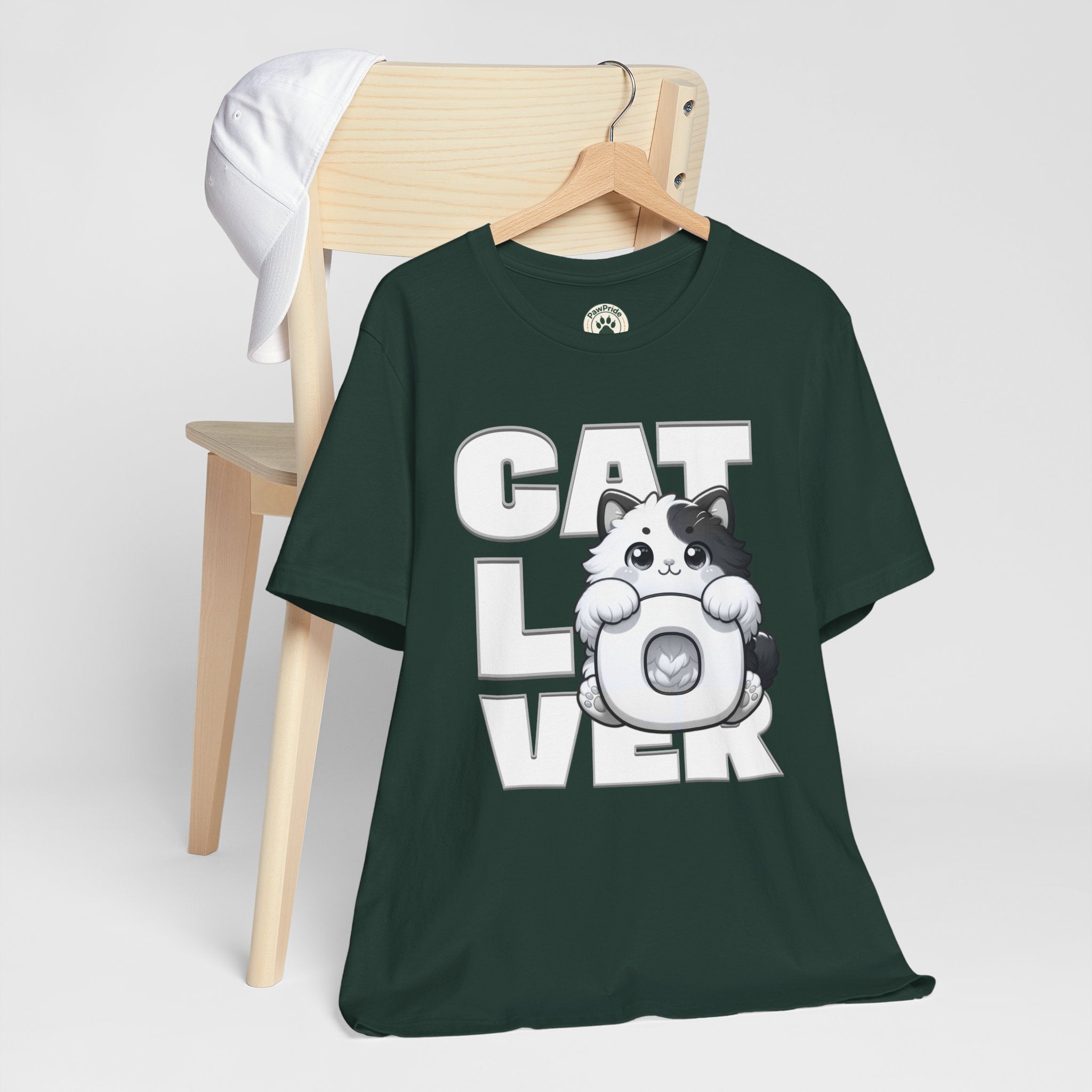 Cat Lover T‑Shirt — Cute Kitten Donut Graphic Tee for Cat Fans