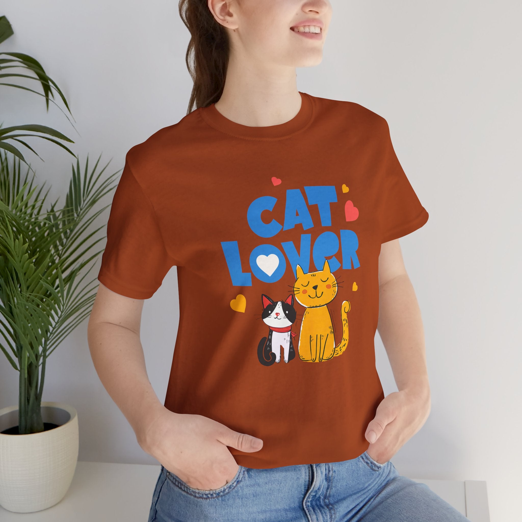 Cat Lover T-Shirt — Cute Cartoon Cats Graphic Tee