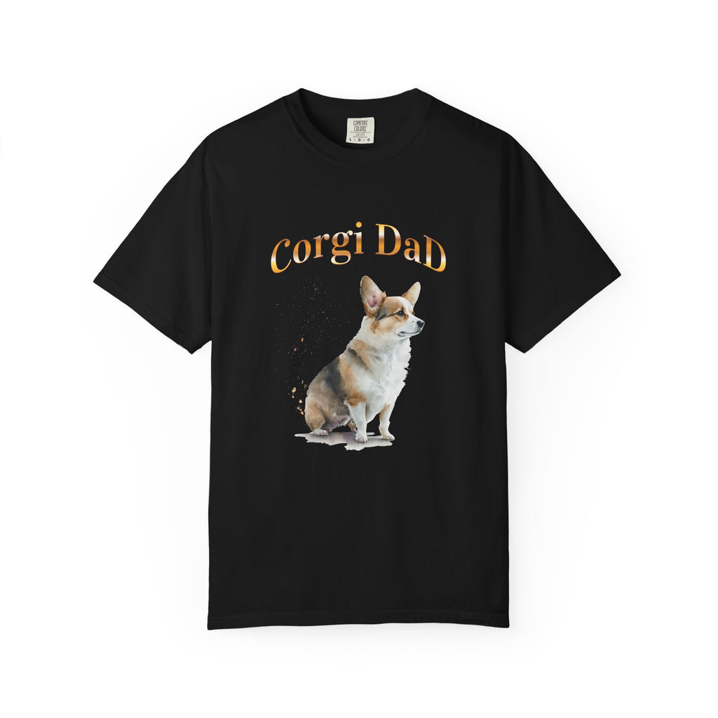 Corgi Dad T-Shirt — Cute Corgi Dog Dad Tee, Gift for Corgi Lovers