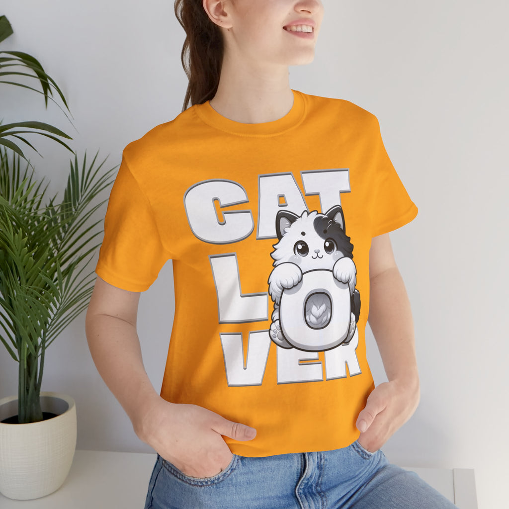 Cat Lover T‑Shirt — Cute Kitten Donut Graphic Tee for Cat Fans