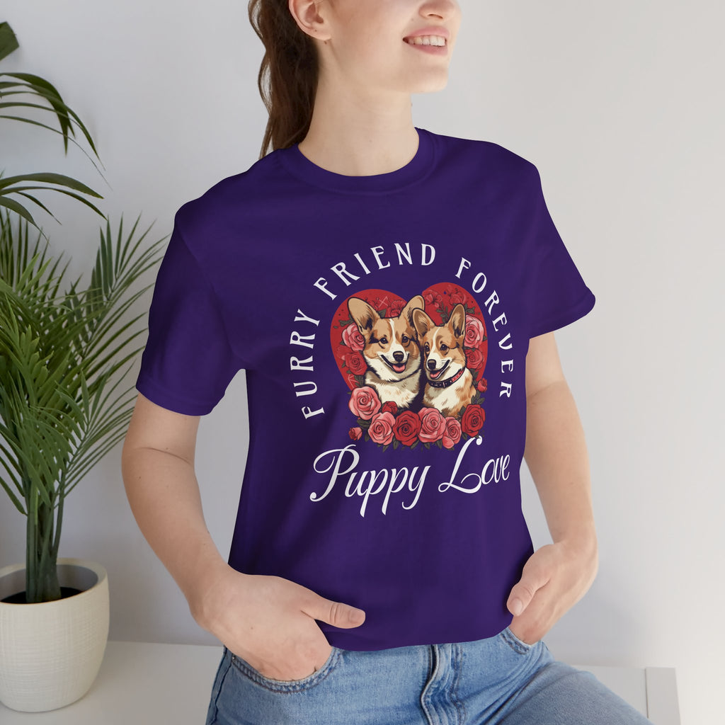 Puppy Love T-Shirt — "Furry Friend Forever" Corgi Tee