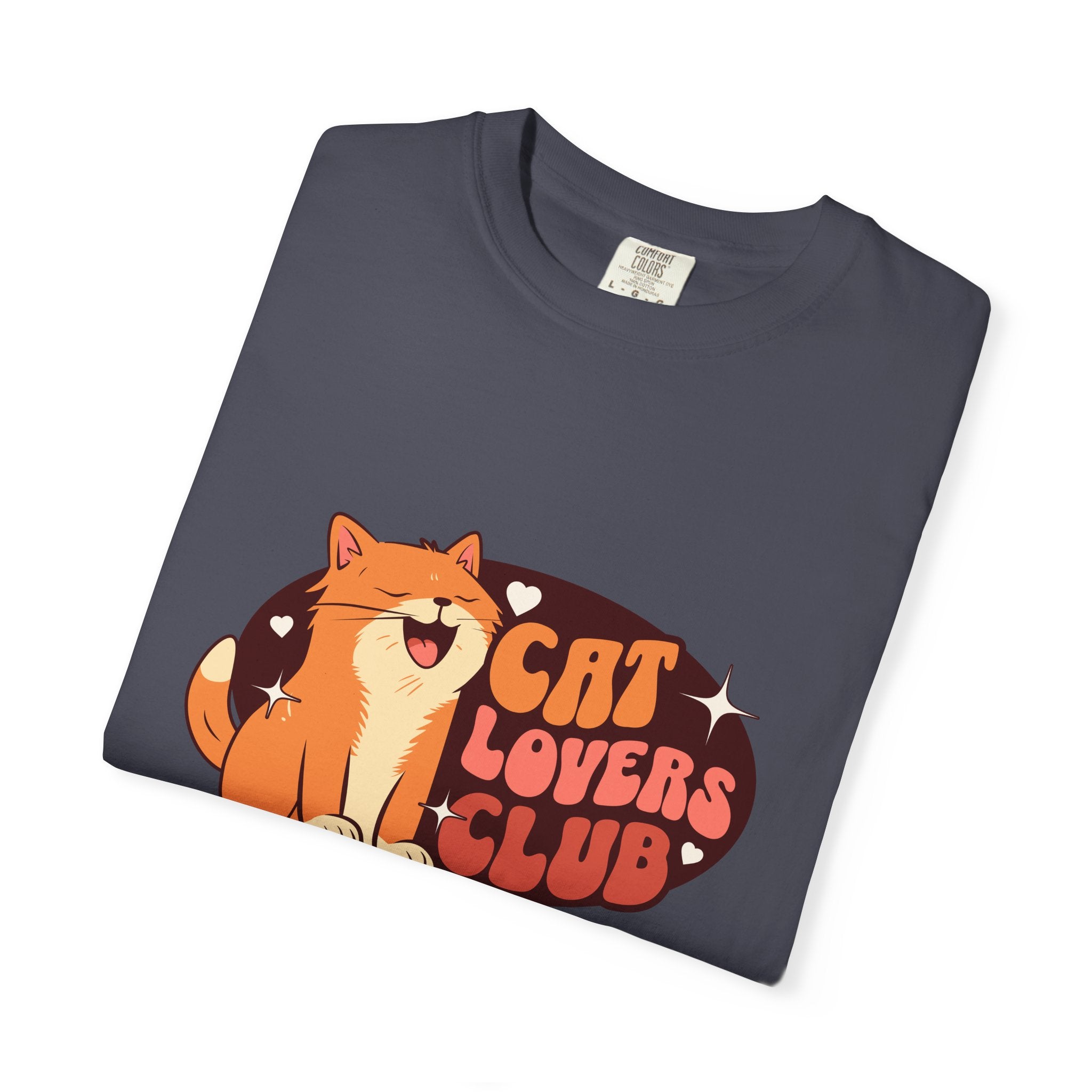 Cat Lovers Club T-Shirt — Cute Retro Cat Graphic Tee