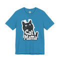 Cat Mama T-Shirt – Cute Black Cat Graphic Tee for Cat Lovers