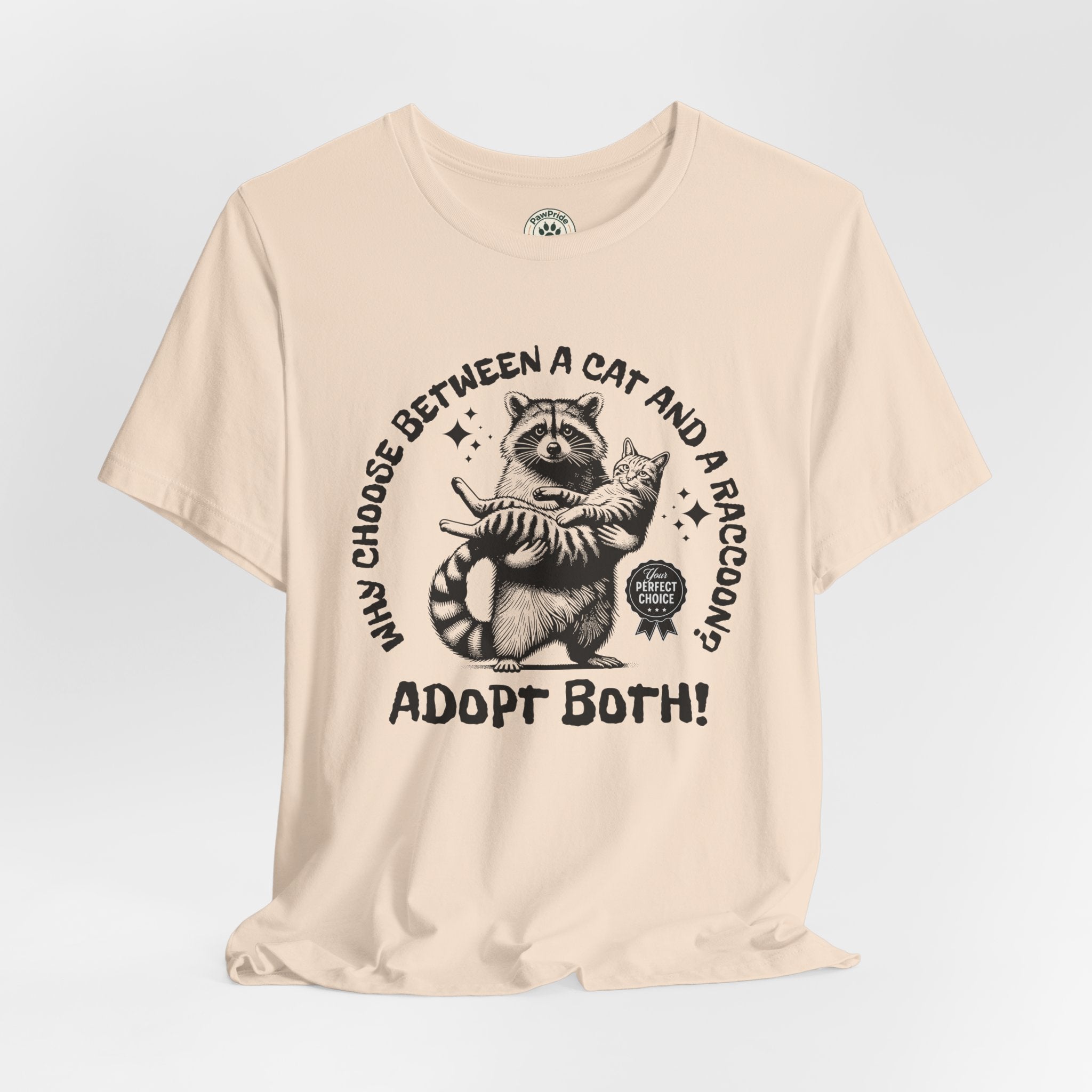 Adopt Both! Raccoon & Cat Rescue T-Shirt