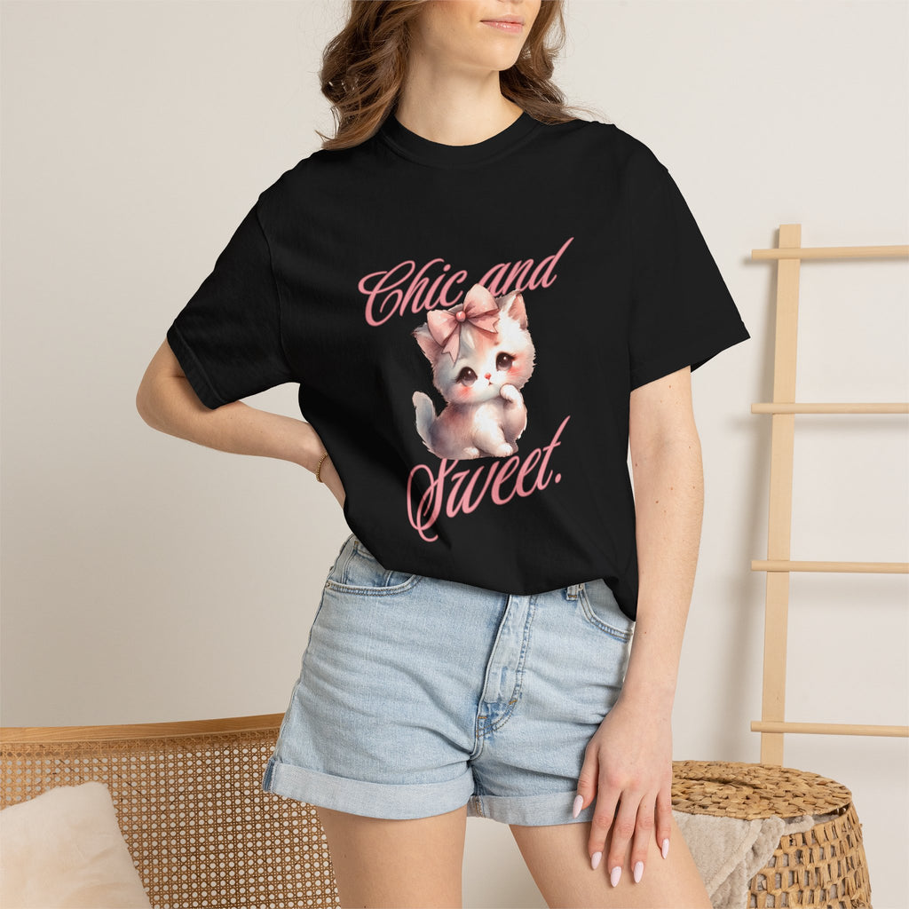 Chic and Sweet Kitten T-Shirt