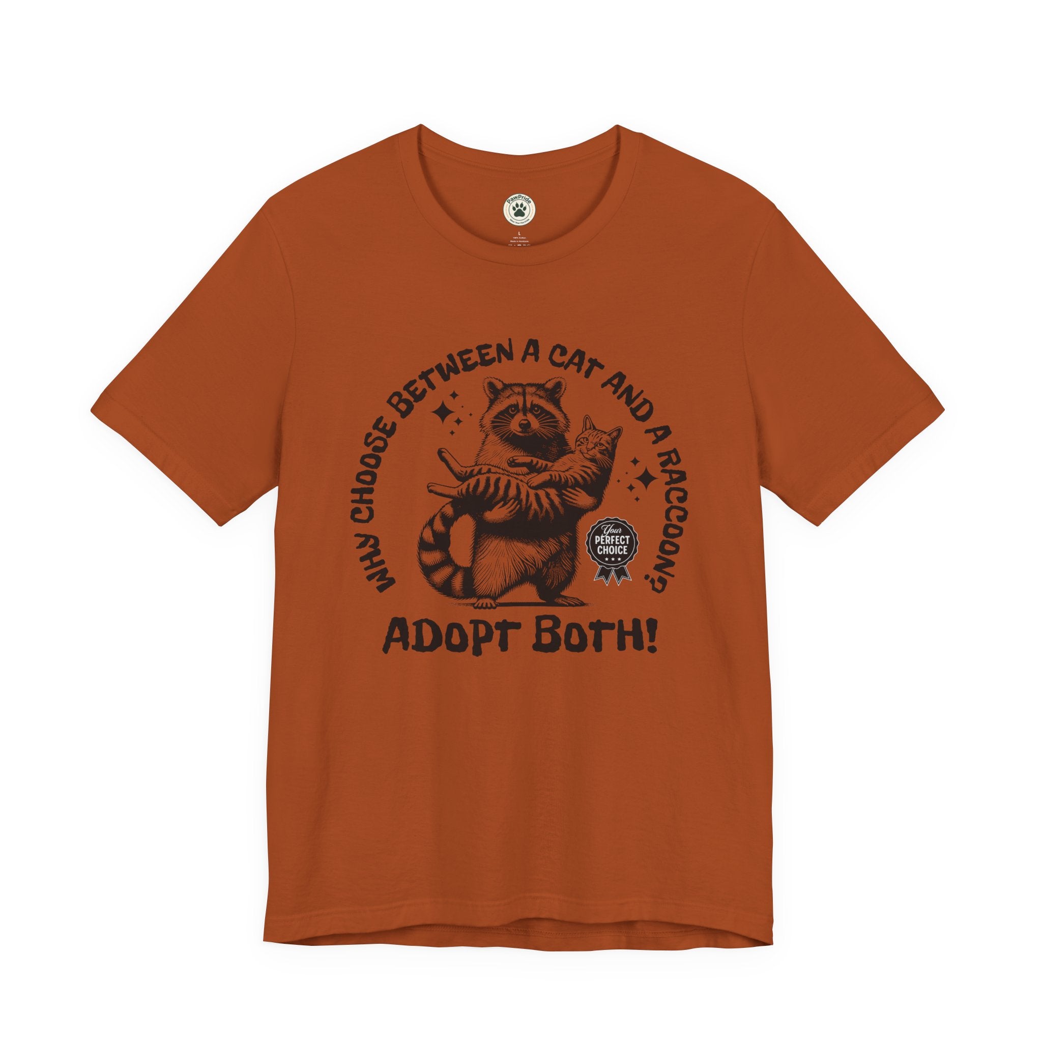 Adopt Both! Raccoon & Cat Rescue T-Shirt