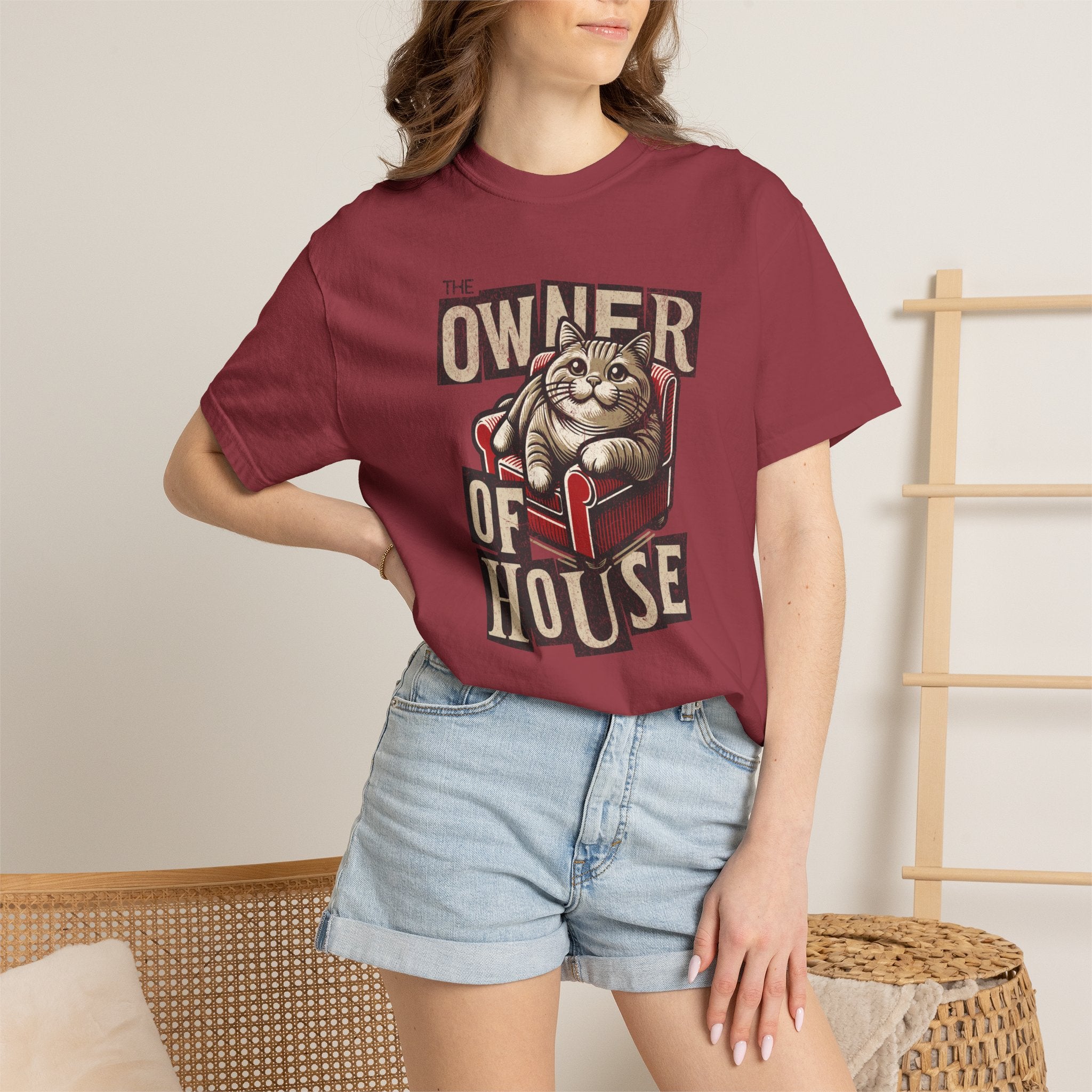 Owner of the House Cat T-Shirt — Vintage Cat Graphic Tee