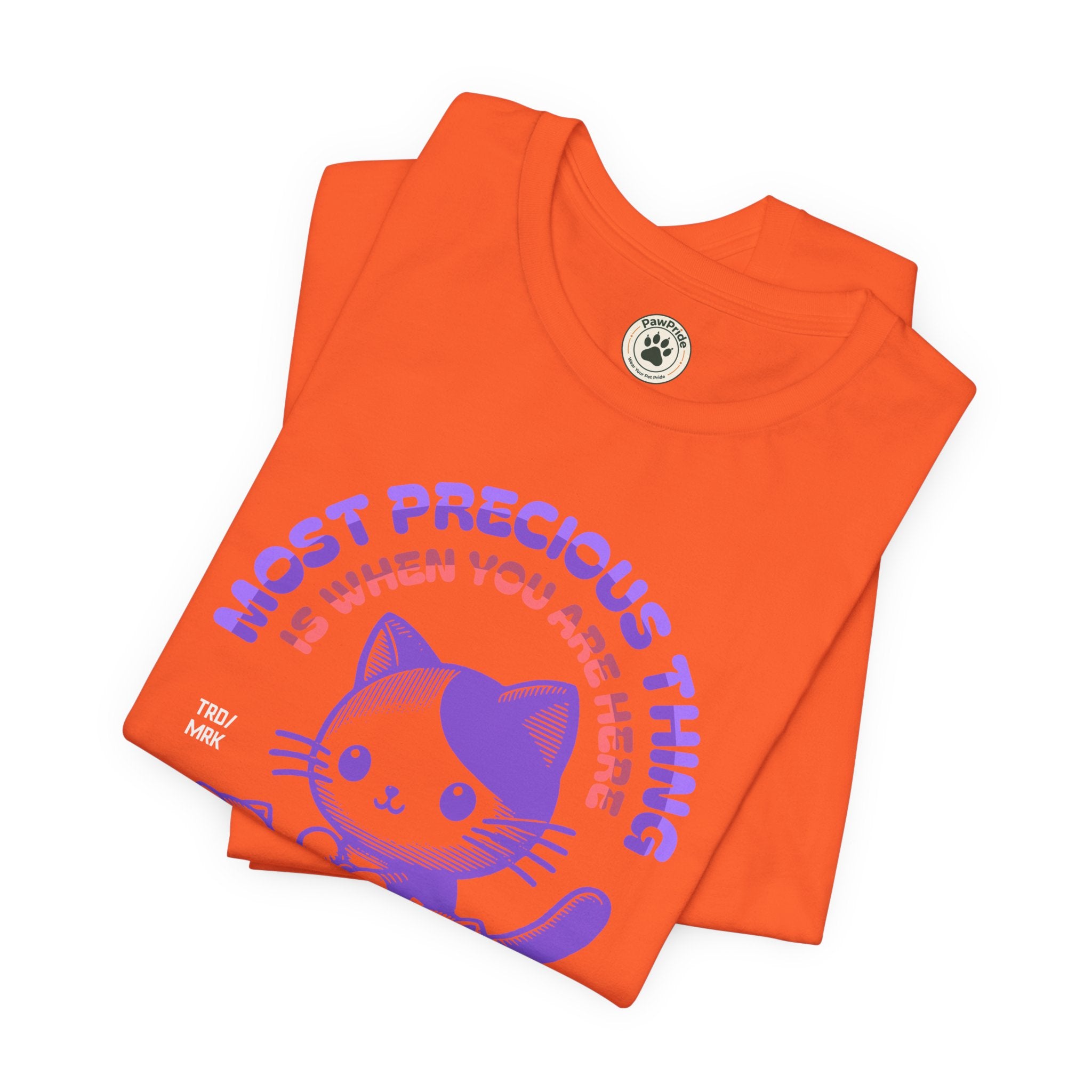 Family Time Cat Tee — "Most Precious Thing Is When You Are Here" Cute Cat Family T-Shirt