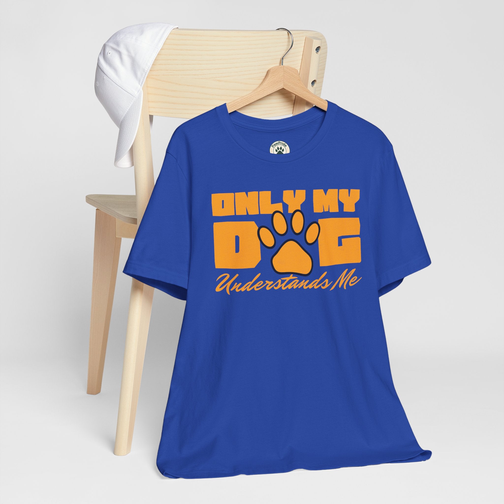 Dog Lover T‑Shirt — "Only My Dog Understands Me" Paw Print Tee
