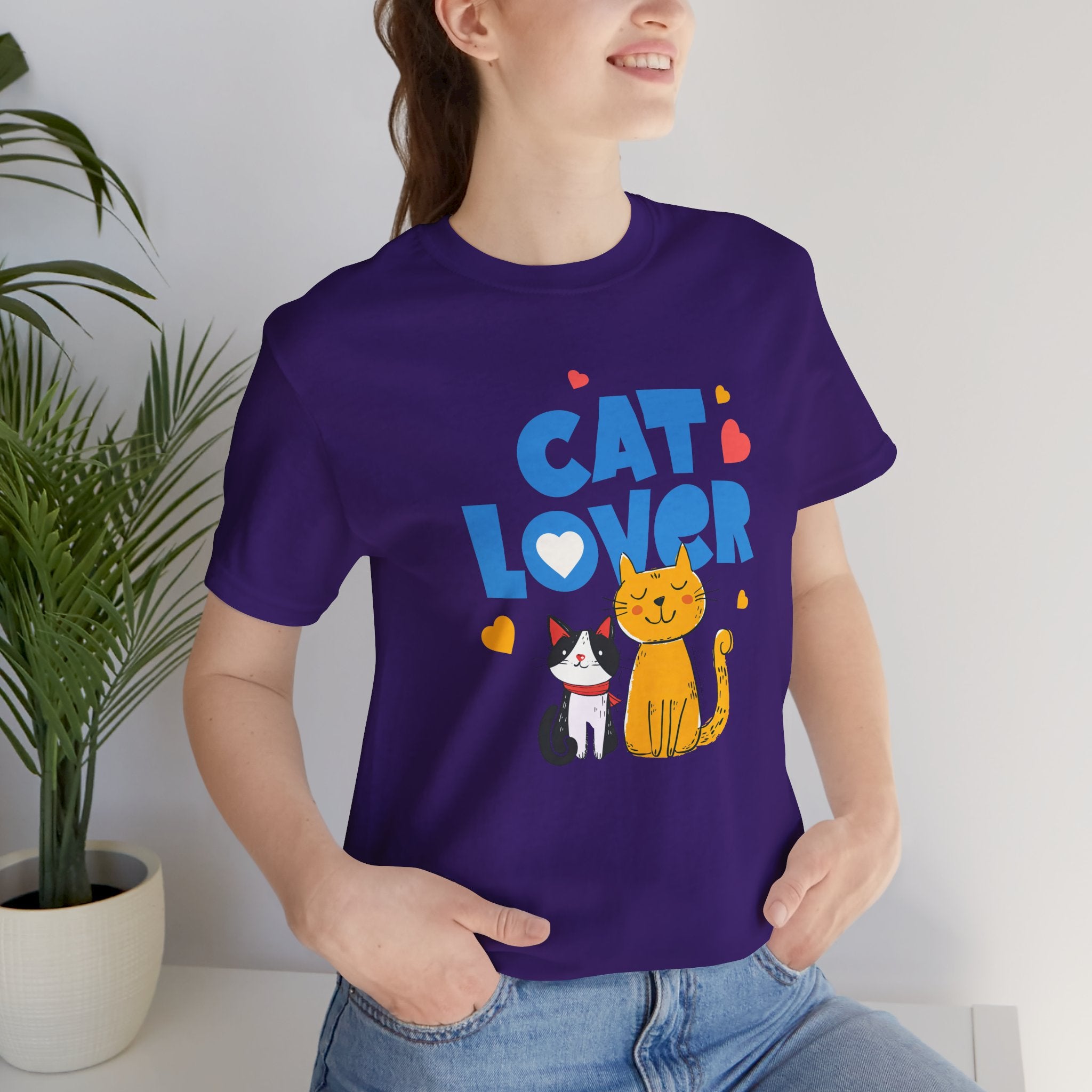 Cat Lover T-Shirt — Cute Cartoon Cats Graphic Tee
