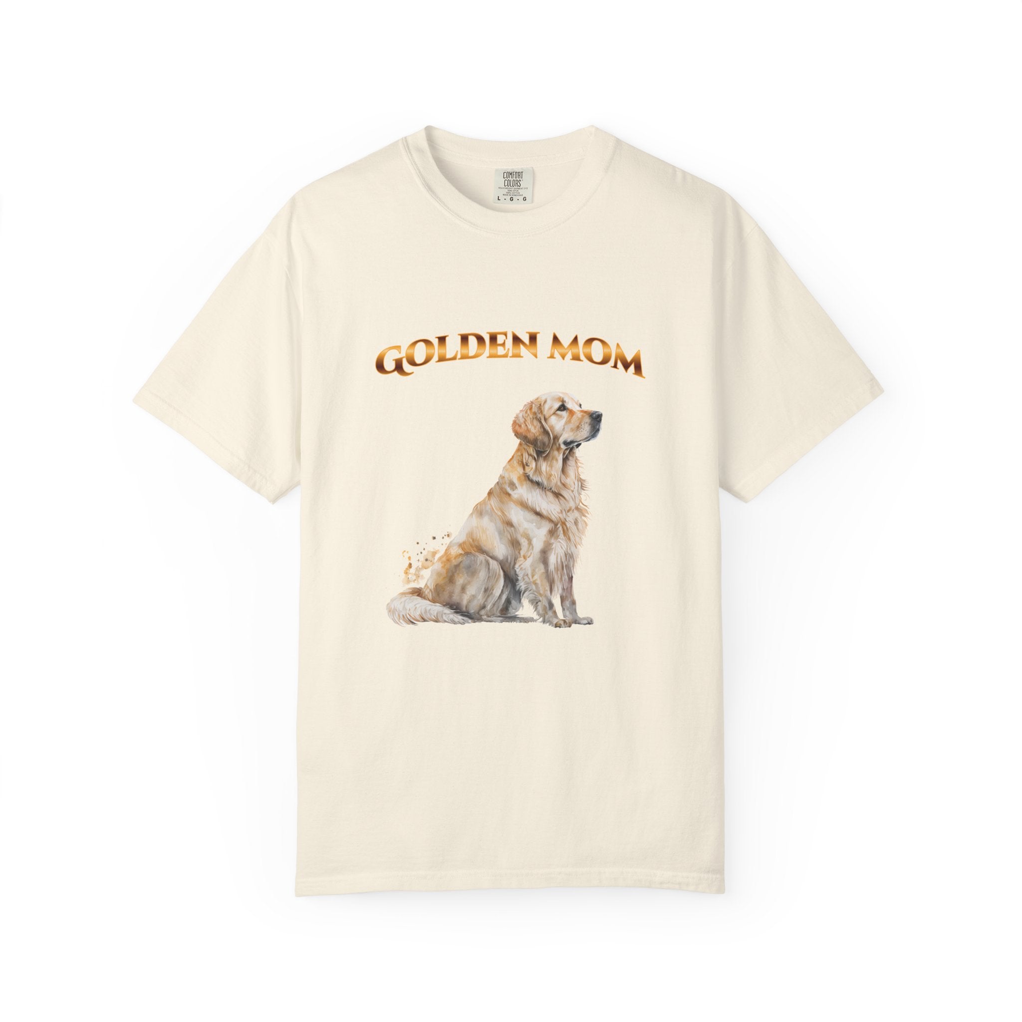 Golden Mom T-Shirt — Cute Golden Retriever Mom Tee for Dog Lovers