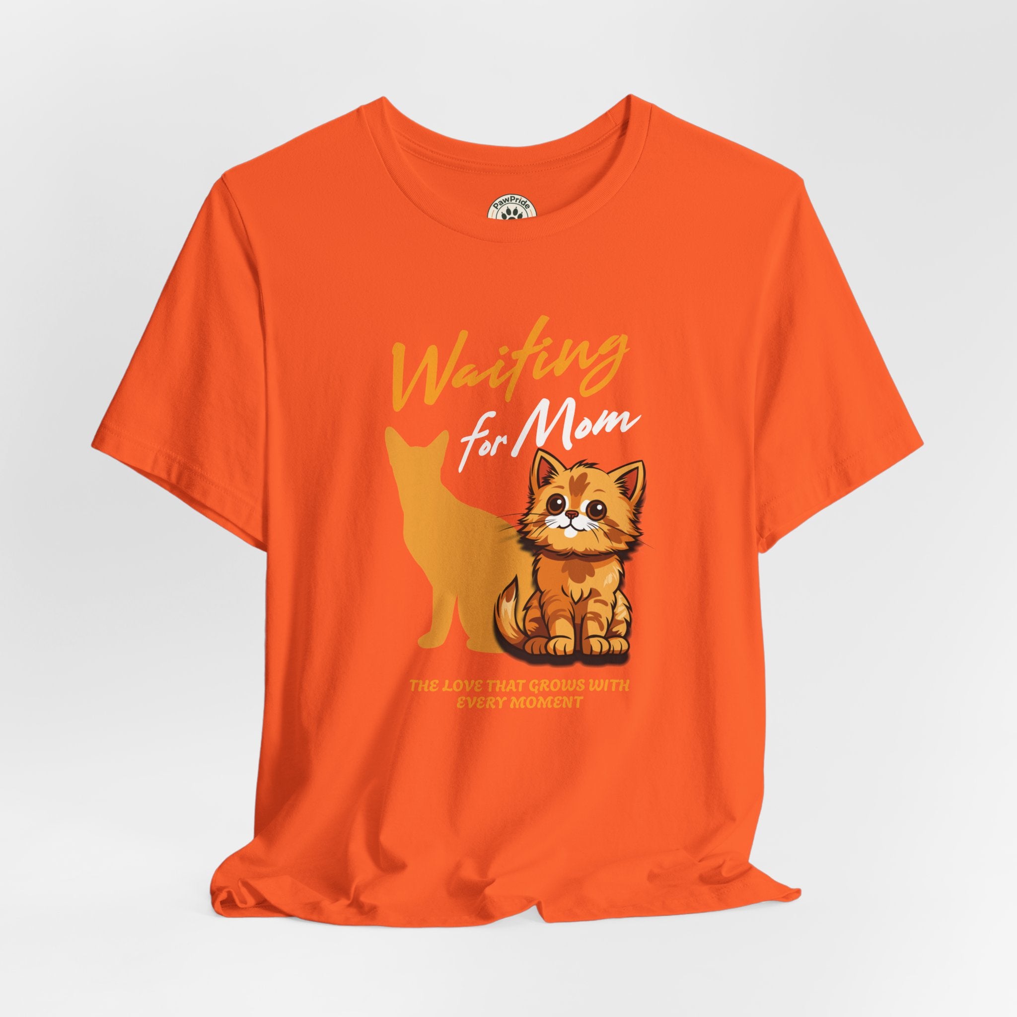 Waiting for Mom Cat T-Shirt — Cute Rescue Kitten Graphic Tee