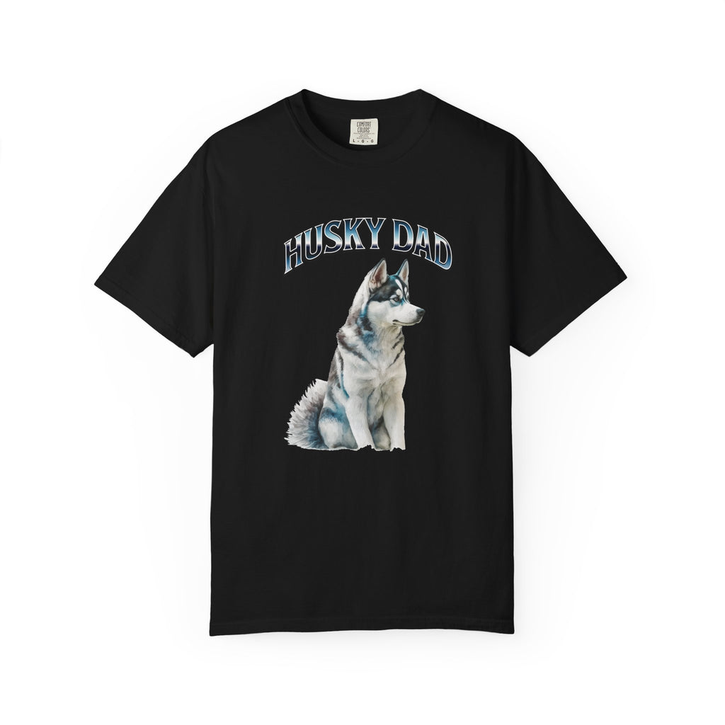 Husky Dad T-Shirt — Siberian Husky Dog Dad Tee