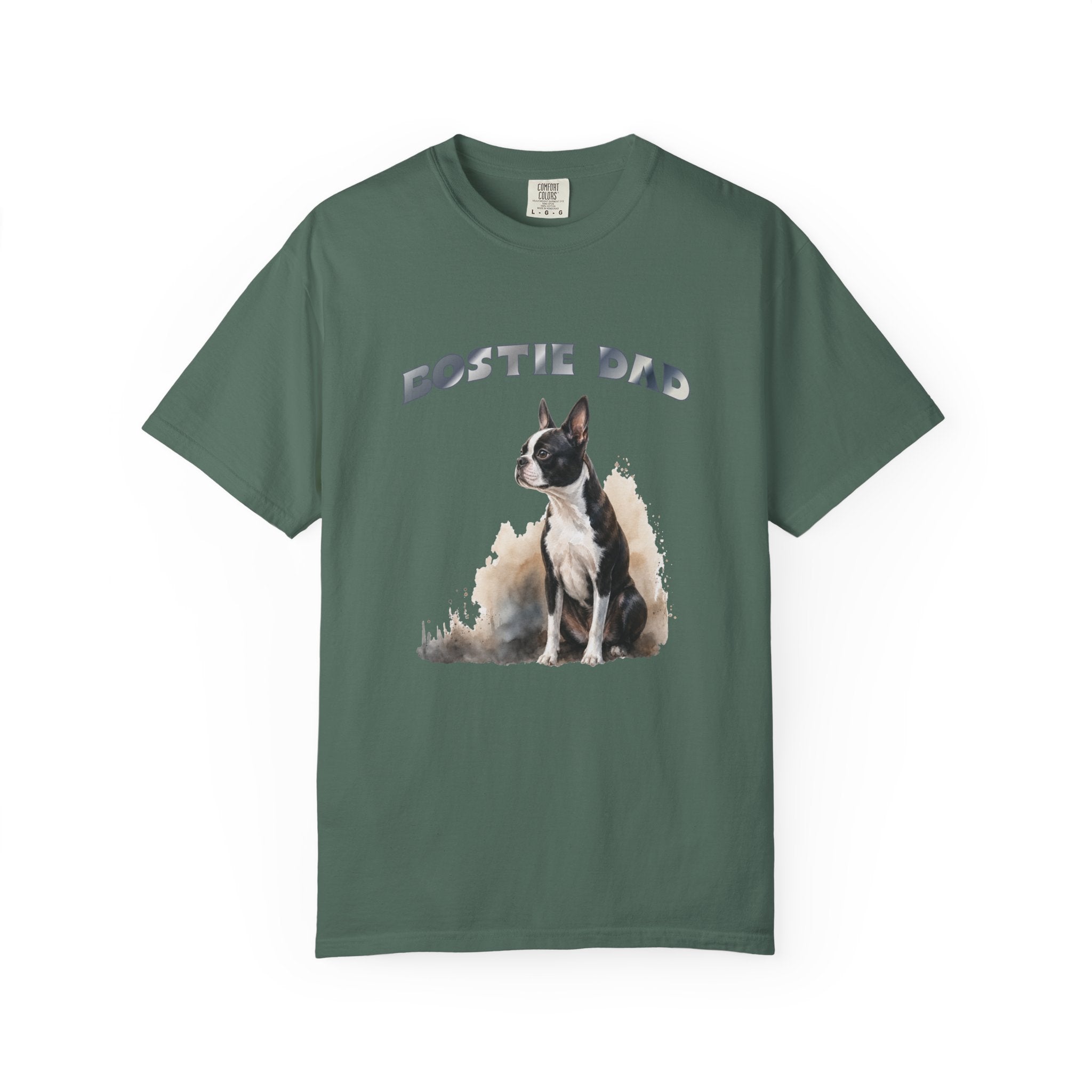 Boston Terrier Dad T-Shirt — 'Bostie Dad' Dog Dad Graphic Tee