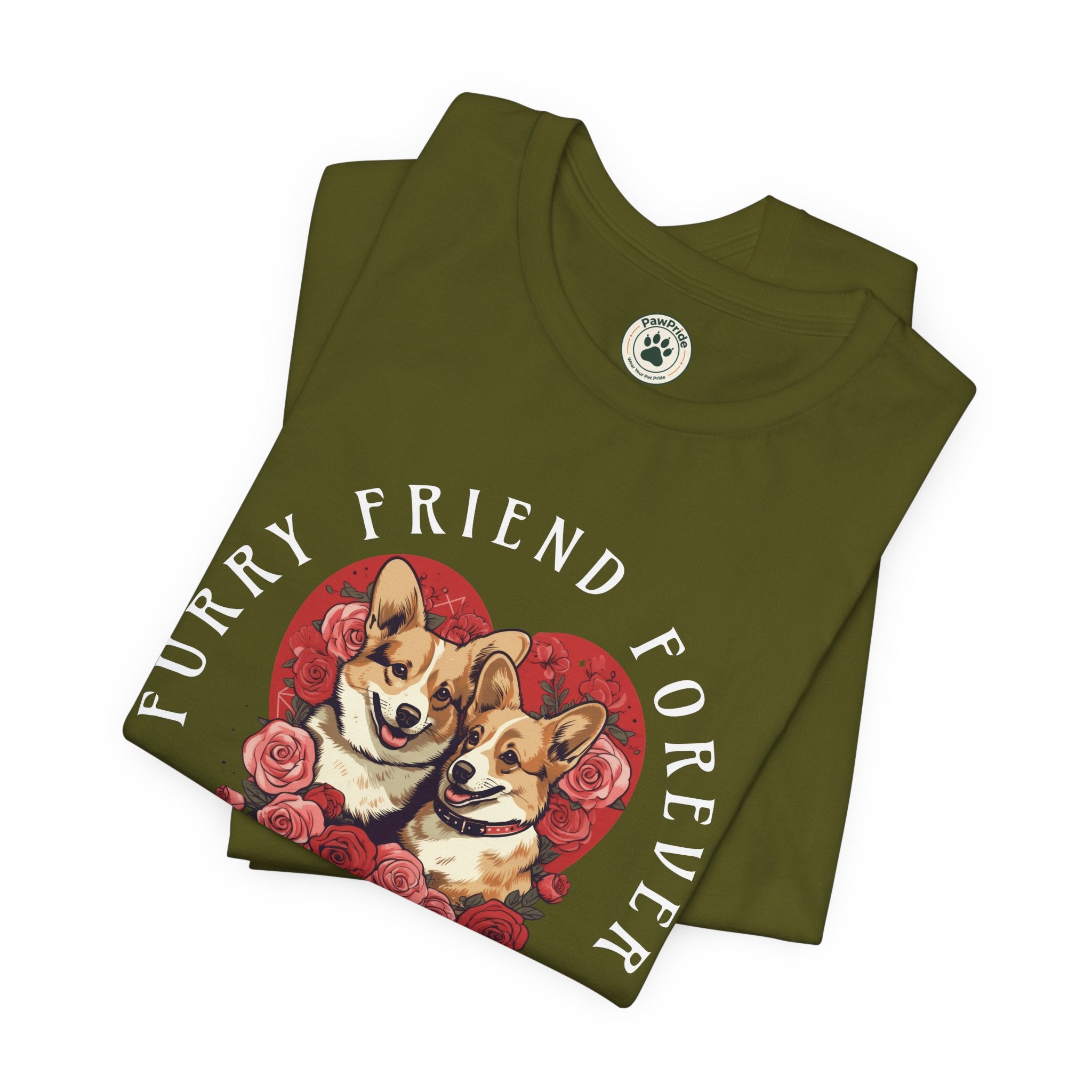 Puppy Love T-Shirt — "Furry Friend Forever" Corgi Tee