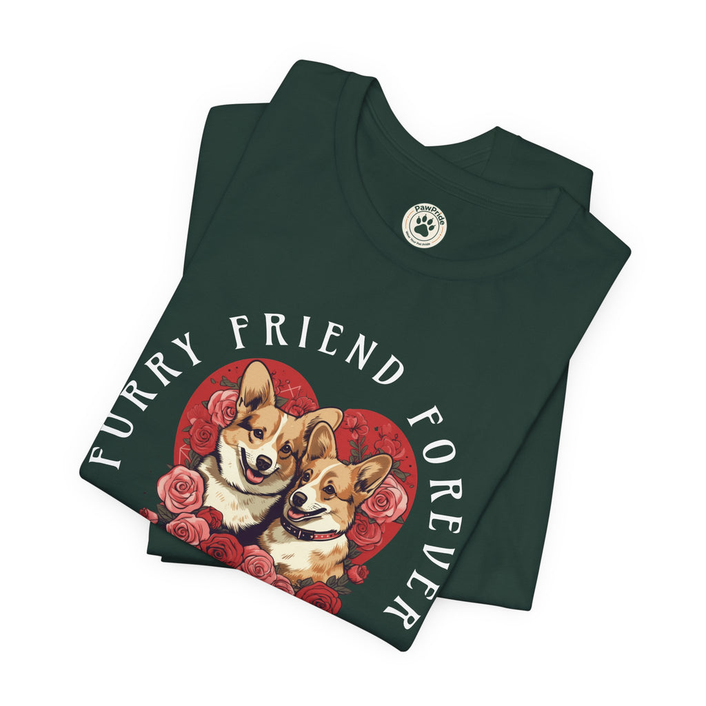 Puppy Love T-Shirt — "Furry Friend Forever" Corgi Tee
