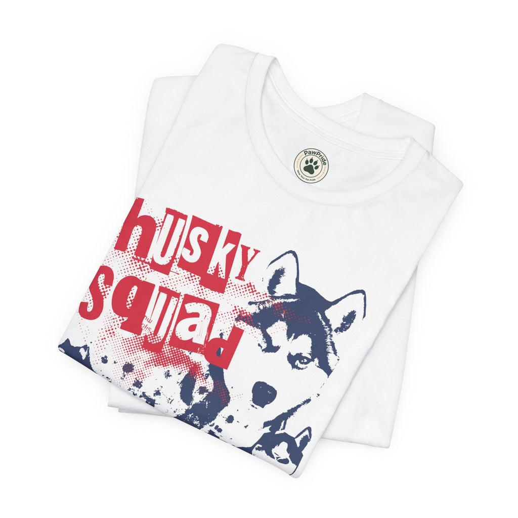 Husky Squad Tee — Wild and Free Siberian Husky Graphic T-Shirt