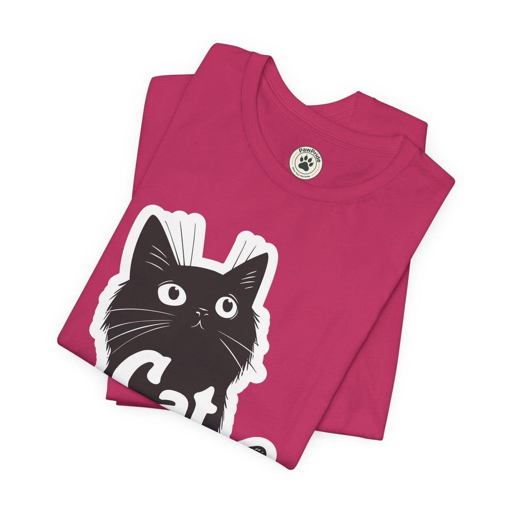 Cat Mama T-Shirt – Cute Black Cat Graphic Tee for Cat Lovers