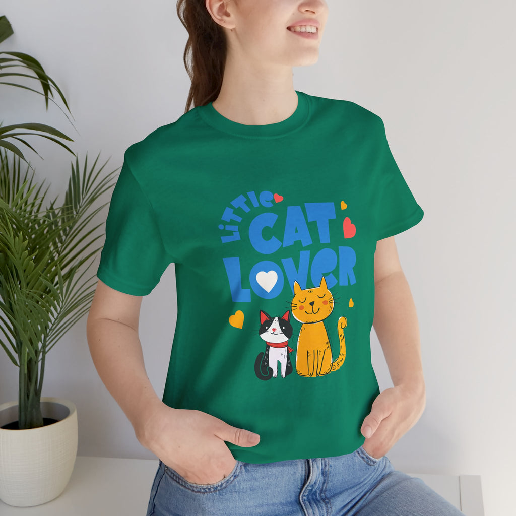 Little Cat Lover T-Shirt — Cute Cat Graphic Tee for Kids & Cat Moms