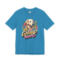 Golden Heart T-Shirt — Retro Floral Golden Retriever Tee
