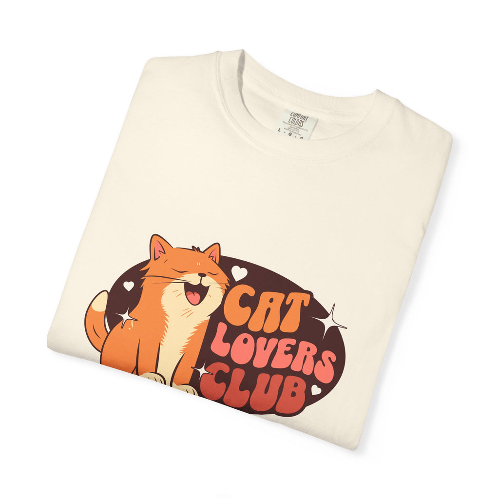Cat Lovers Club T-Shirt — Cute Retro Cat Graphic Tee
